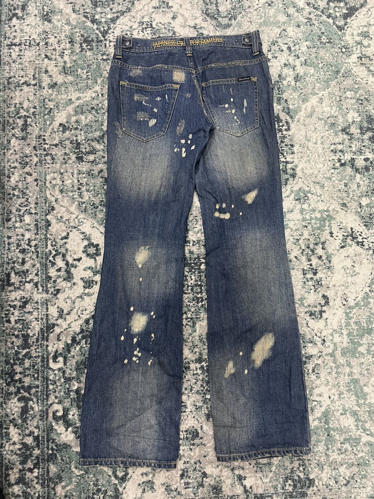 Other Of The Neige Style Distressed Flare Denim Jeans Size US 32 / EU 48 - 18 Thumbnail
