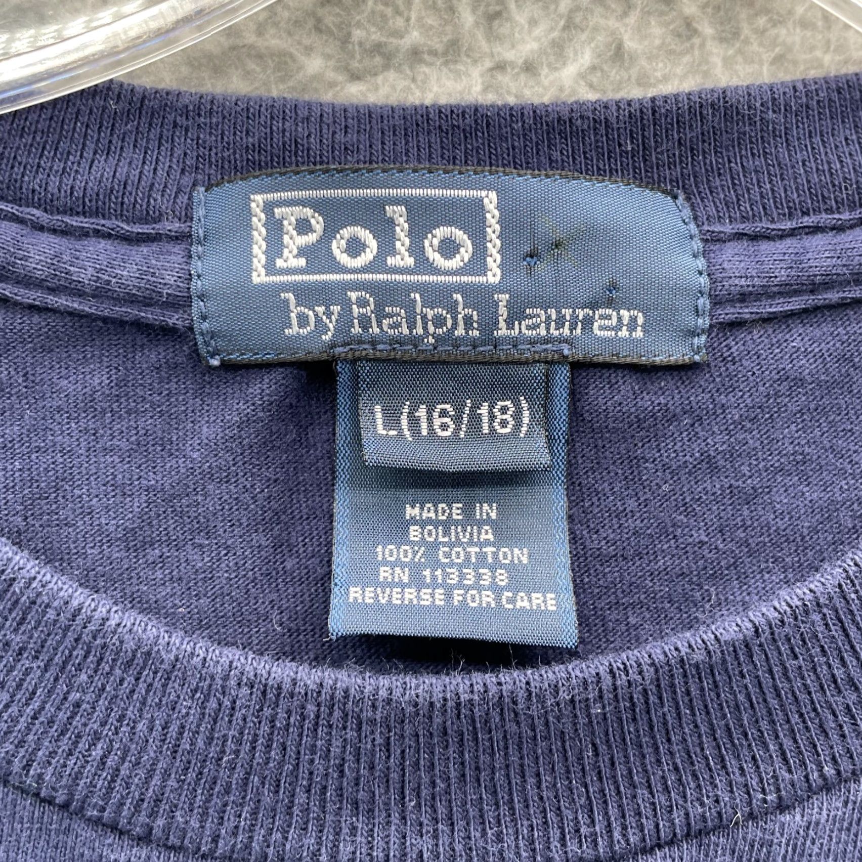 Polo Ralph Lauren Polo Ralph Lauren T-Shirt Men Large Navy Preppy Academia Classic Retro 90s Logo Shirt Size US L / EU 52-54 / 3 - 3 Thumbnail