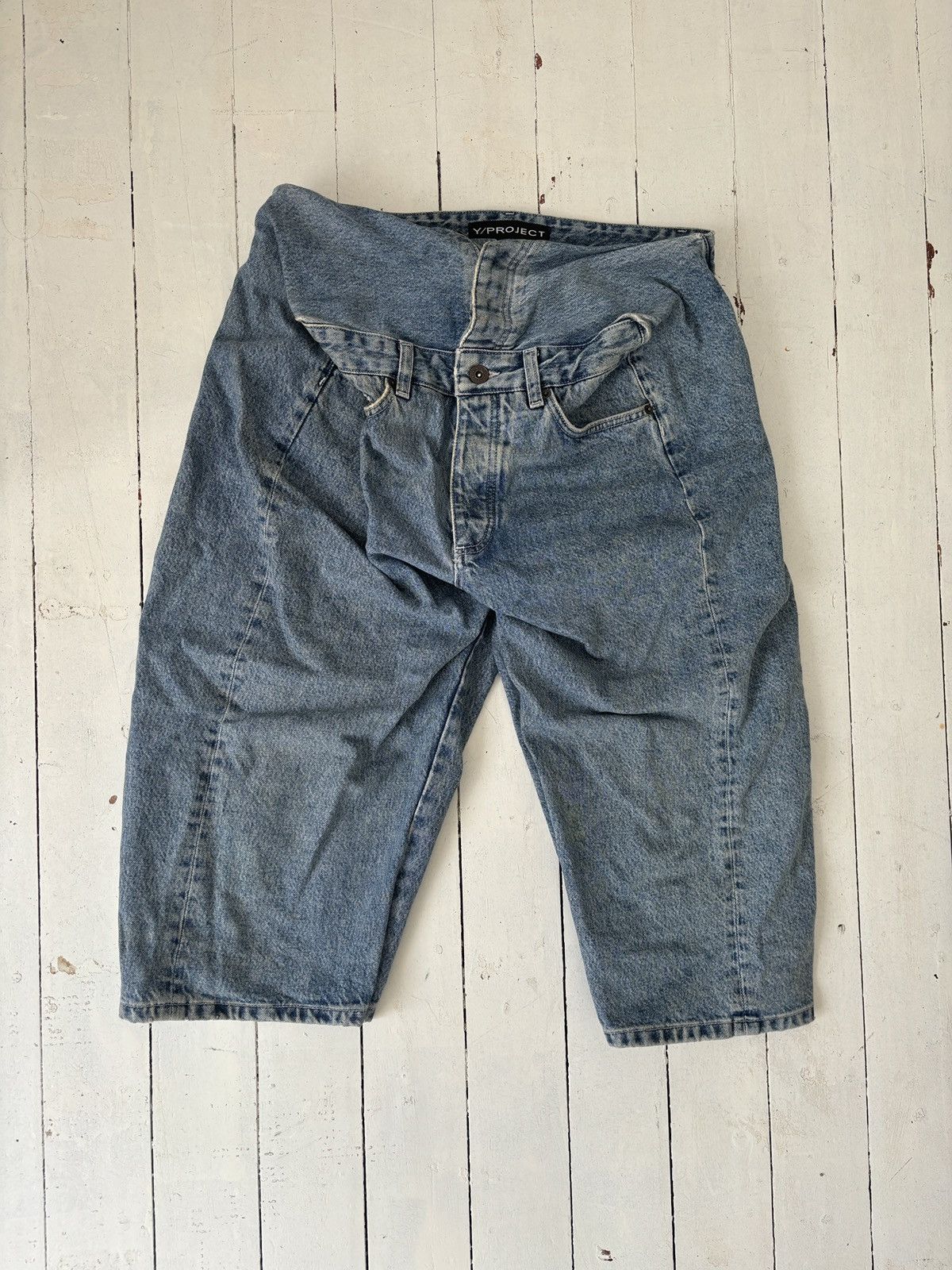 Y/Project Y/Project denim pop-up shorts Size US 30 / EU 46 - 1 Thumbnail