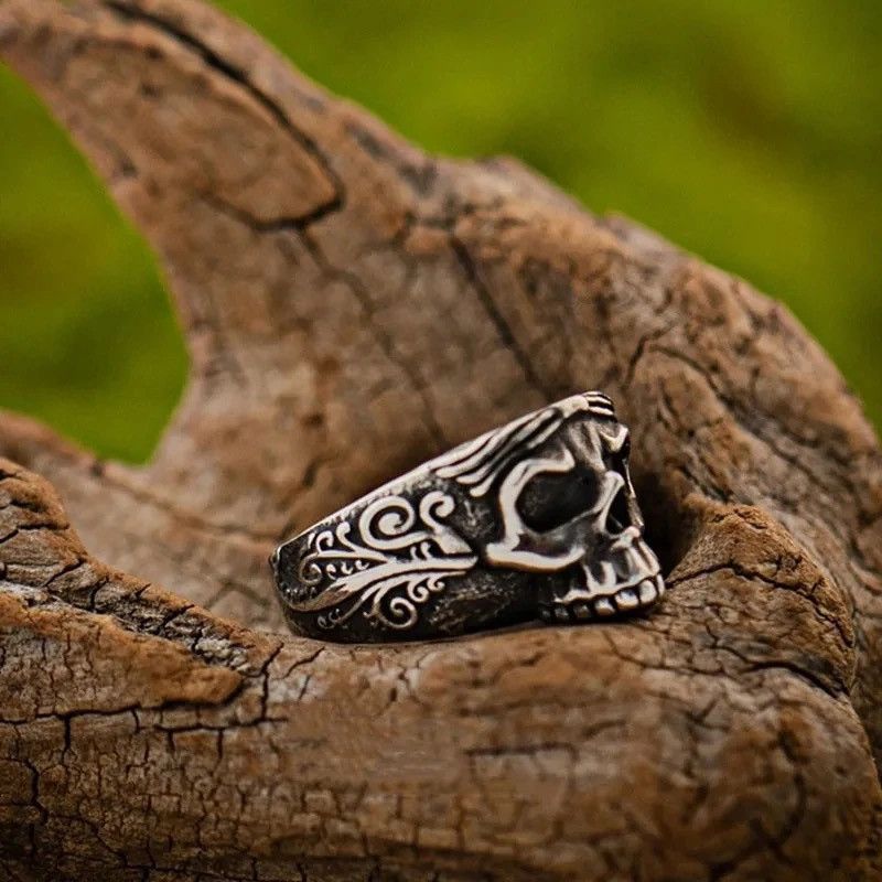 Jewelry Vintage Creative Skeleton Ring Jewelry Size ONE SIZE - 4 Thumbnail