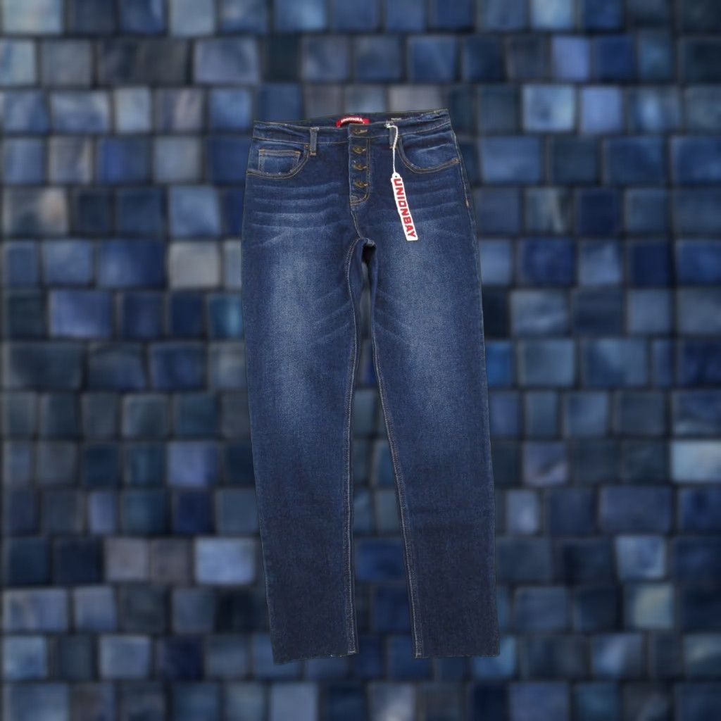 Vintage VTG Y2K Union Bay Women's Button Fly High Rise Stretch Denim Jeans SZ 9 NEW Read Size 30" / US 8 / IT 44 - 1 Thumbnail