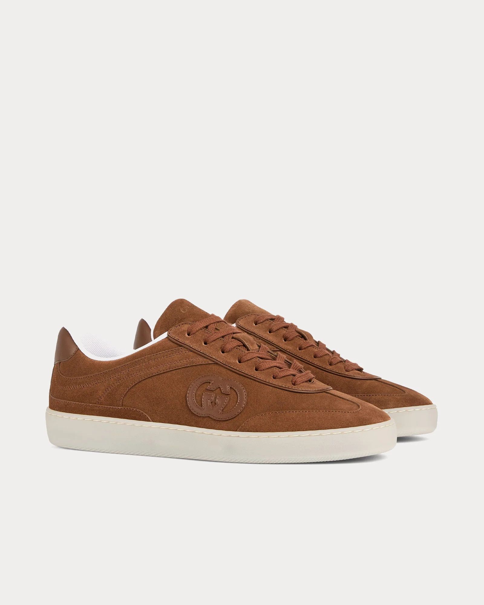 Gucci os11x0526 Logo G75 Sneakers in Brown Size US 10 / EU 43 - 3 Thumbnail