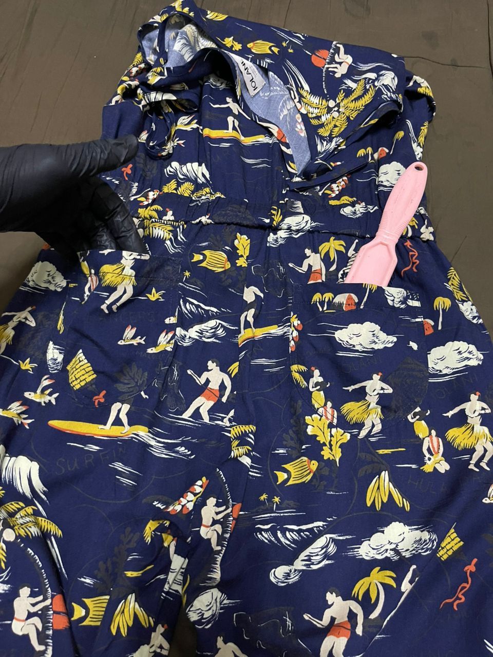 Japanese Brand × Vintage Vintage Ioloni All Over Print Jumpsuits Size M / US 6-8 / IT 42-44 - 3 Thumbnail