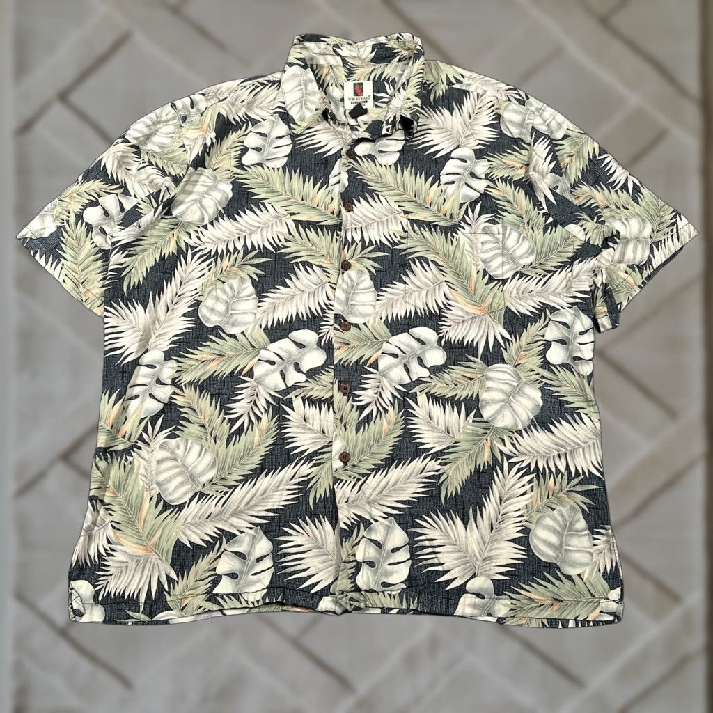 Tori Richard VINTAGE Tori Richard Shirt Mens XL Floral Hawaiian Leaf Geometric 90s Size US XL / EU 56 / 4 - 1 Thumbnail