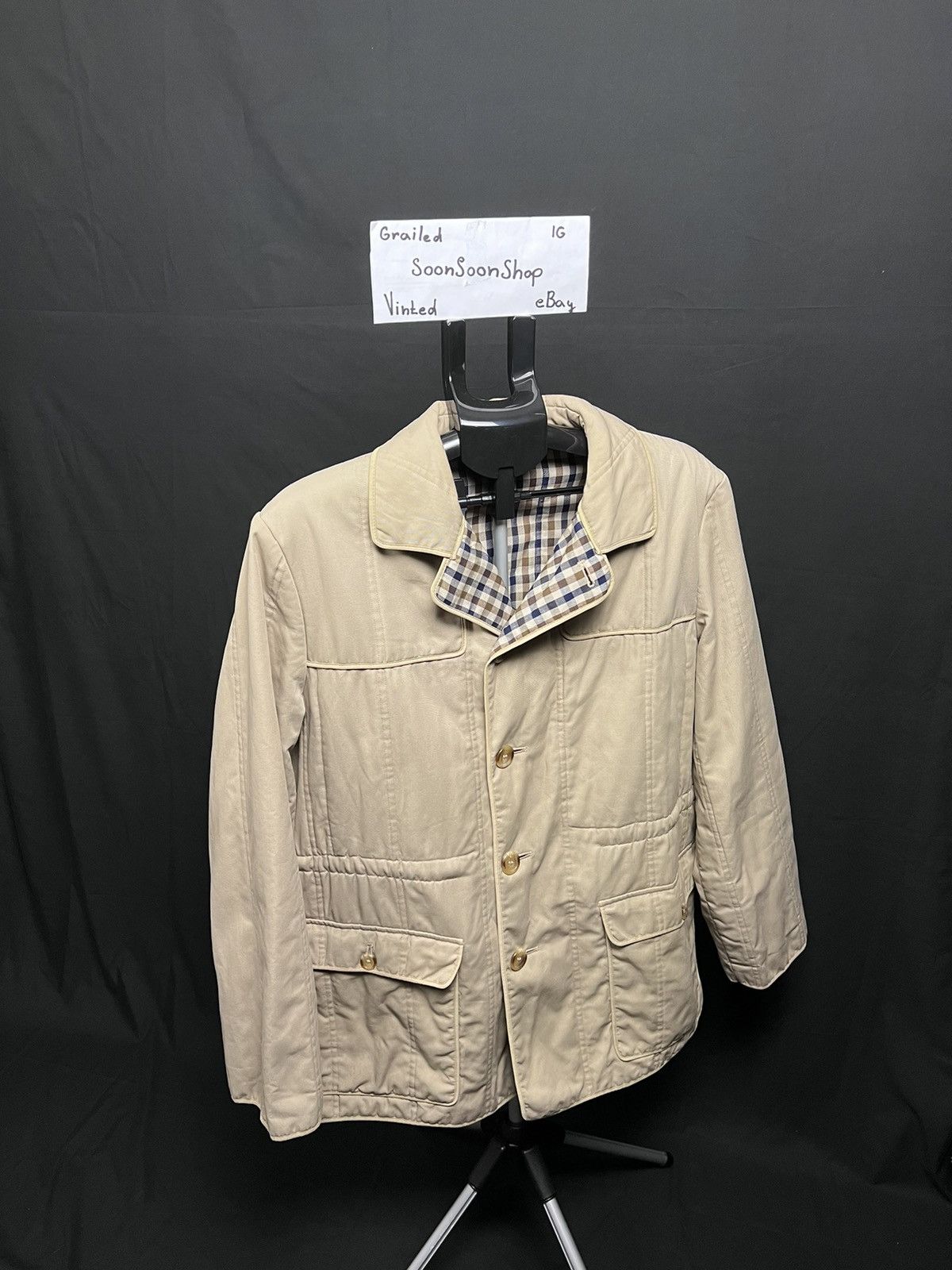 Aquascutum × Vintage 🔴 Aquascutum jacket classic Size US L / EU 52-54 / 3 - 3 Thumbnail