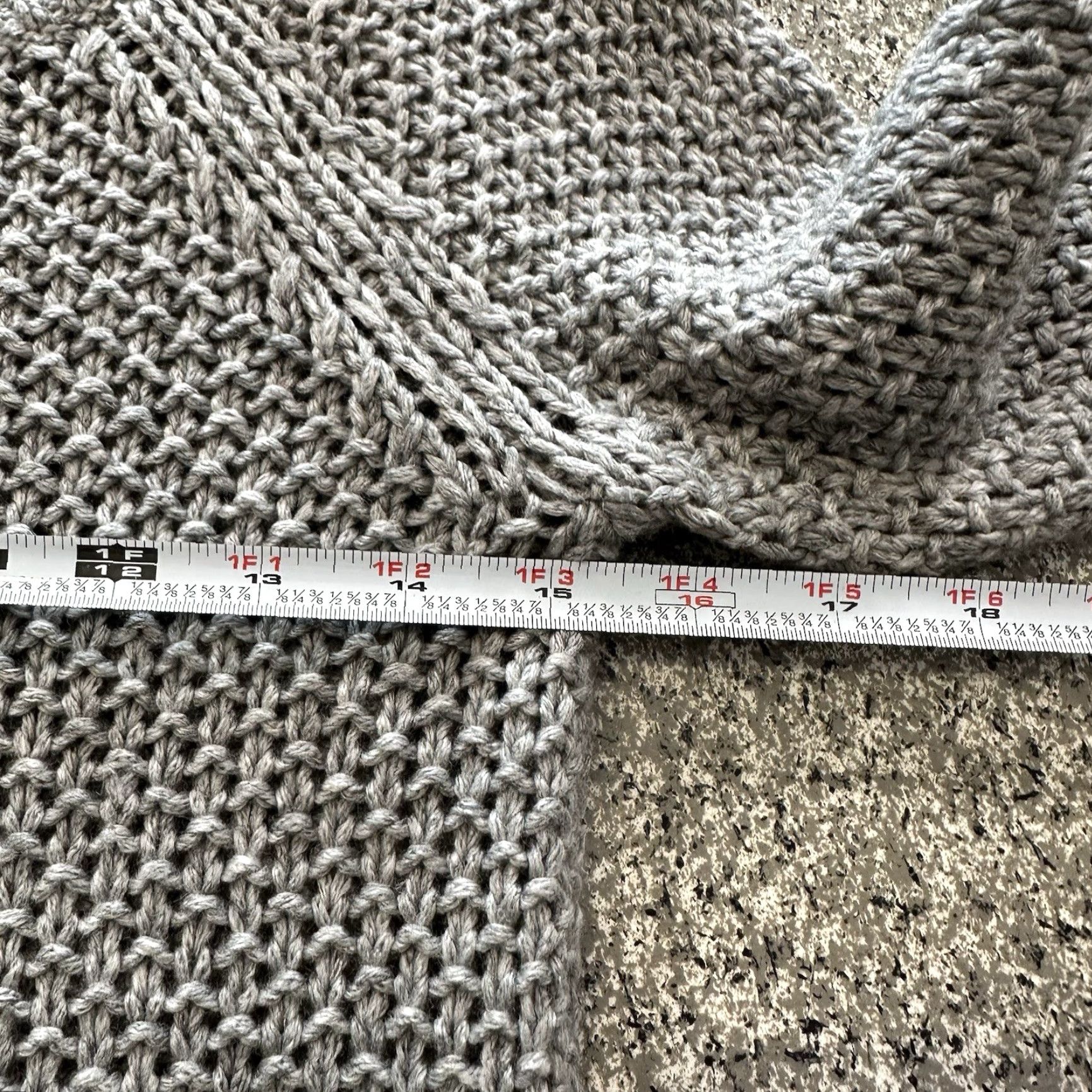Abercrombie & Fitch Abercrombie & Fitch Sweater Womens XS Cable-Knit Long Sleeve Grey Size XS / US 0-2 / IT 36-38 - 5 Thumbnail