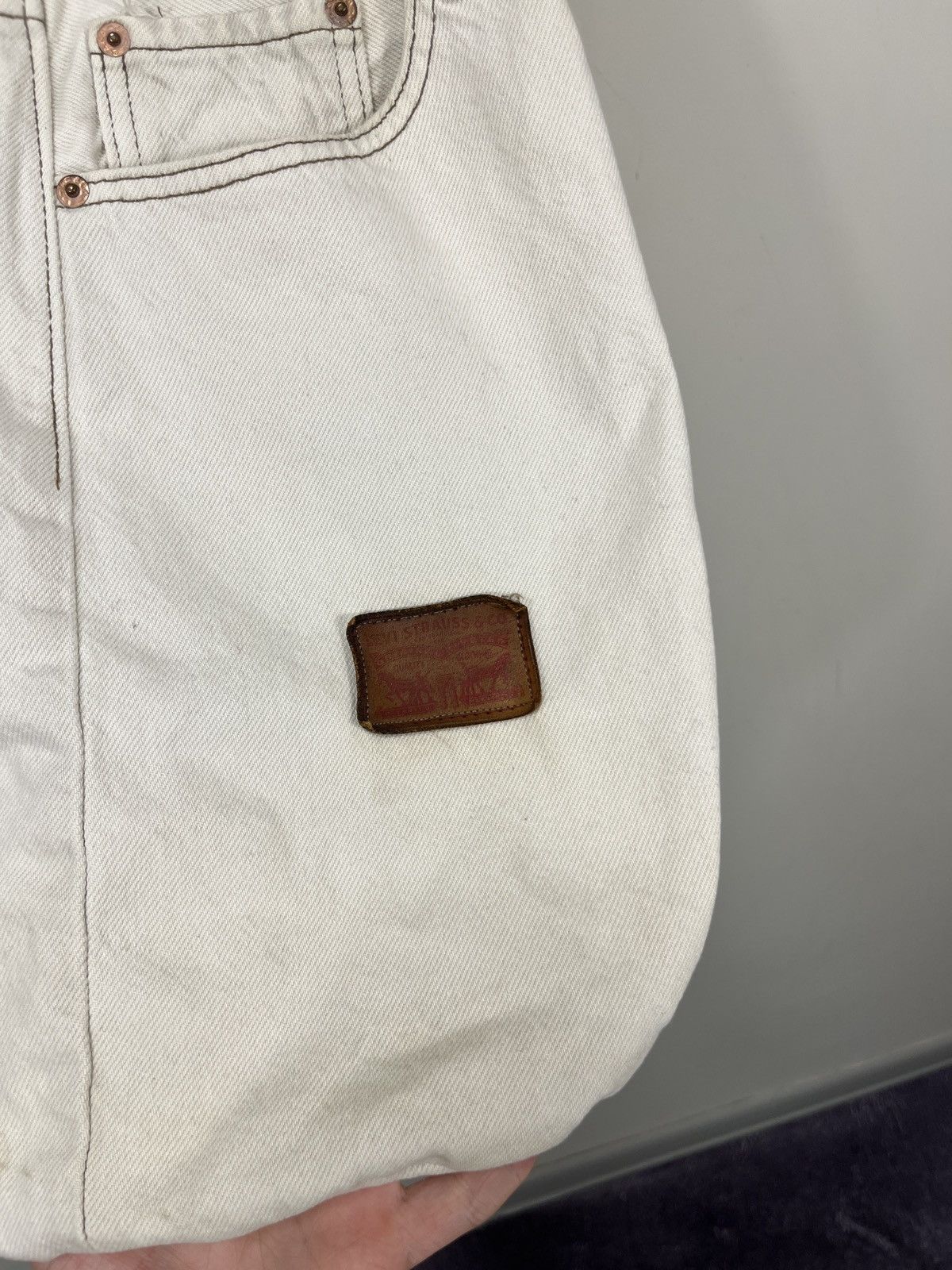 Levi's Vintage Levi’s Custom Handmade 1/1 USA Rare Hype Shopper Bag Size ONE SIZE - 5 Thumbnail
