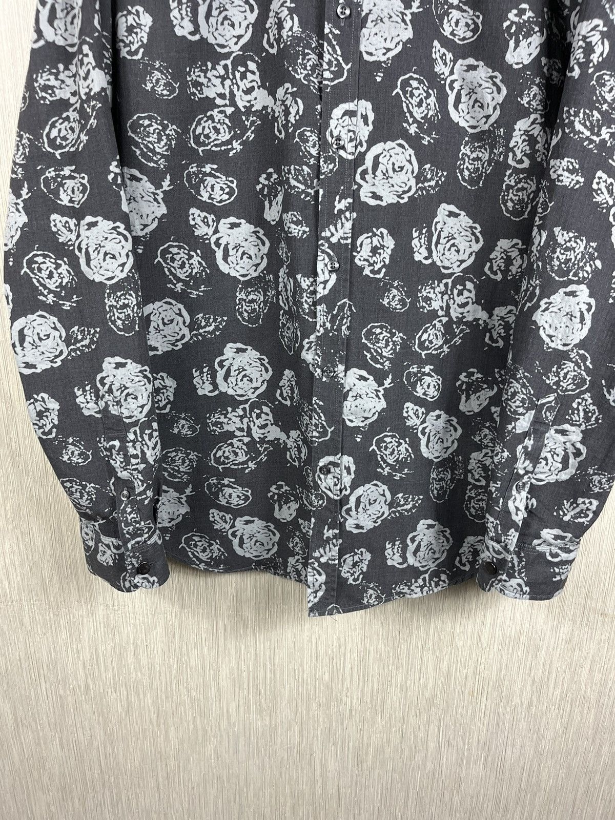 Diesel × Vintage Vintage archive Diesel Industries roses full print y2k shirt Size US L / EU 52-54 / 3 - 4 Thumbnail