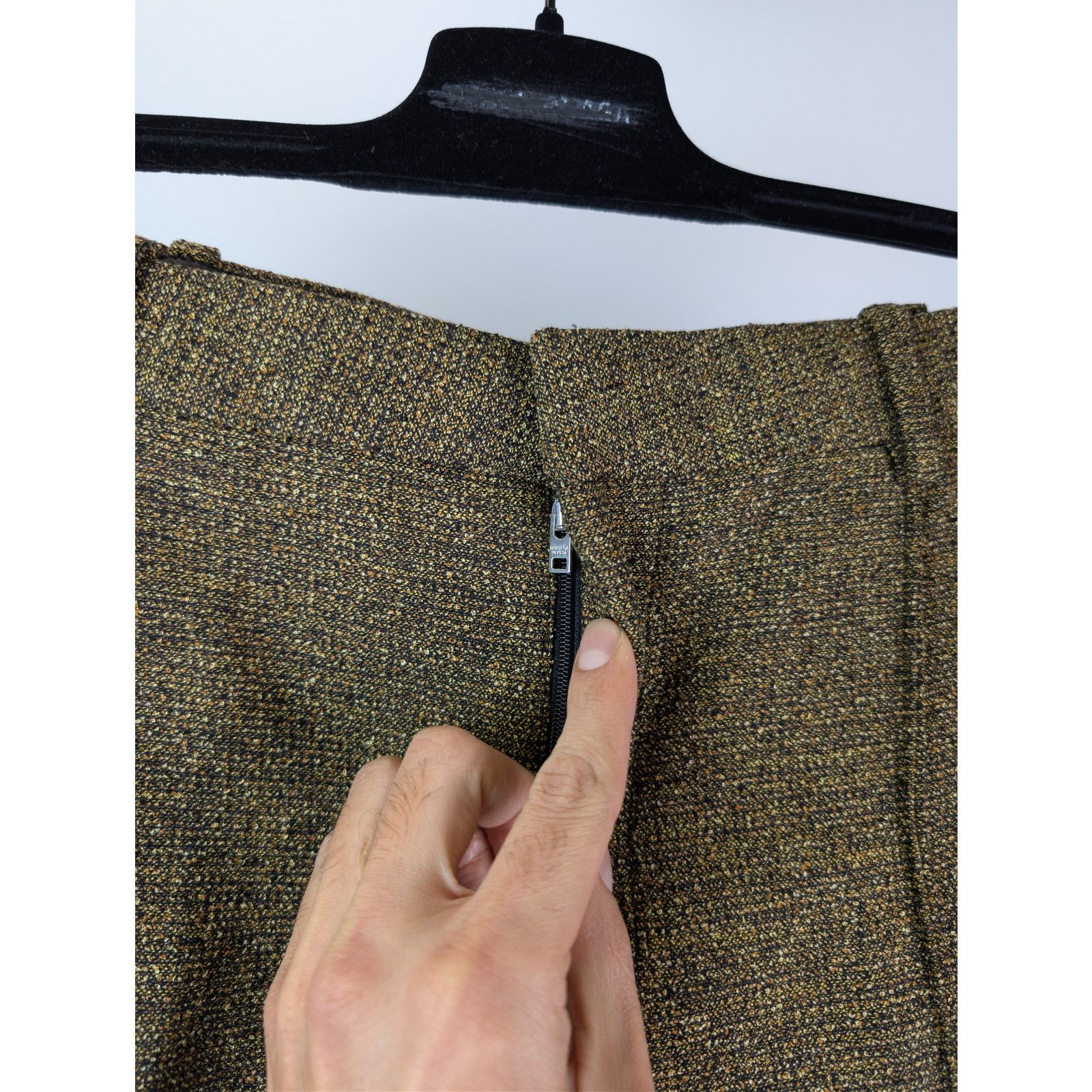 Bottega Veneta o1rshd1 Double Compact Cotton Frise Trousers Pants in Flax Size US 34 / EU 50 - 8 Thumbnail