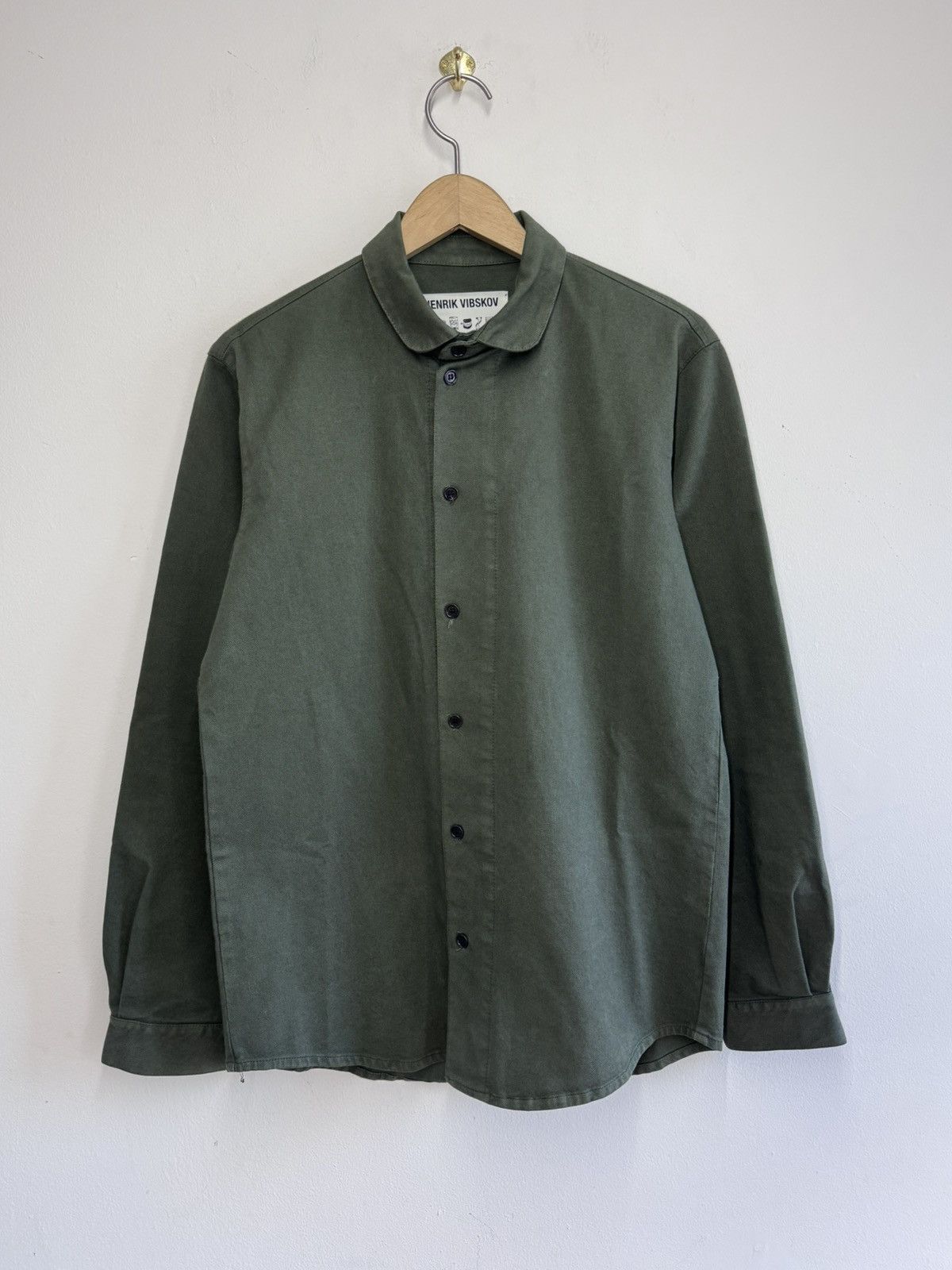 Henrik Vibskov Henrik Vibskov Jaw Nut Shirt Jacket Olive Size S AW18 Size US S / EU 44-46 / 1 - 1 Thumbnail