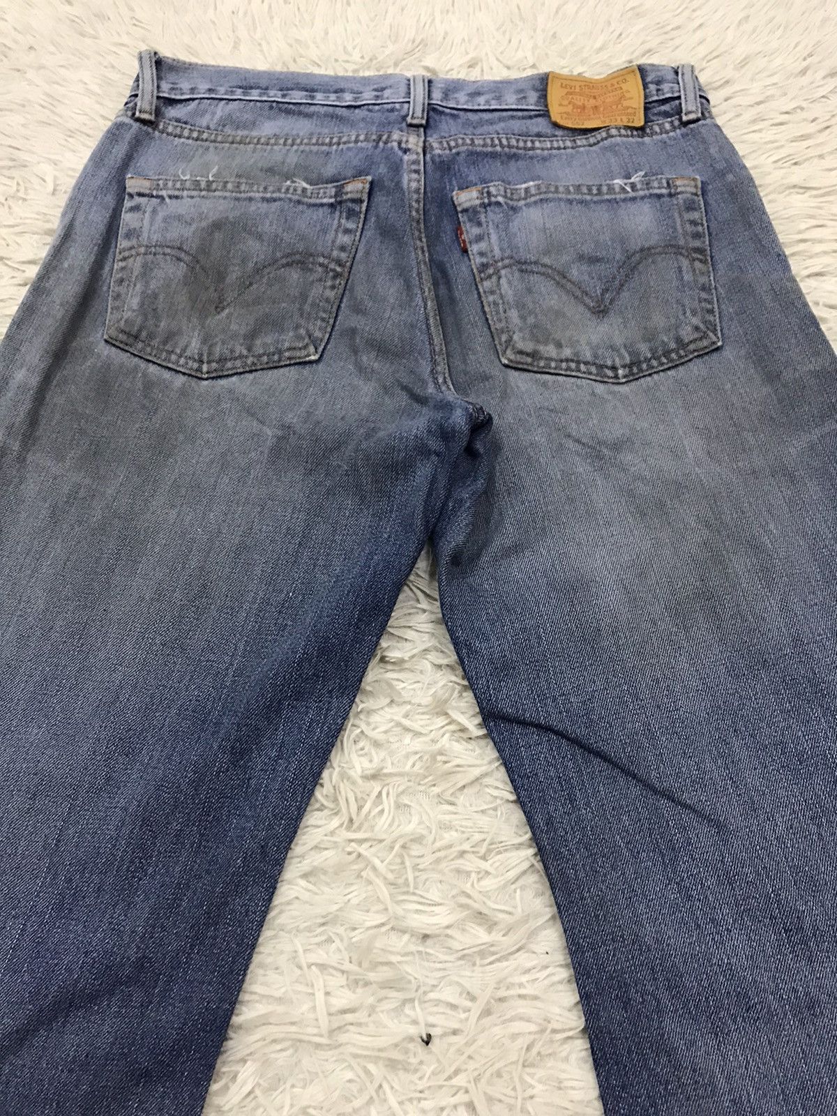 Levi's Vintage Clothing × Vintage Vintage Levis Lot 552 Straight Cut Distressed Jeans Size US 30 / EU 46 - 4 Thumbnail