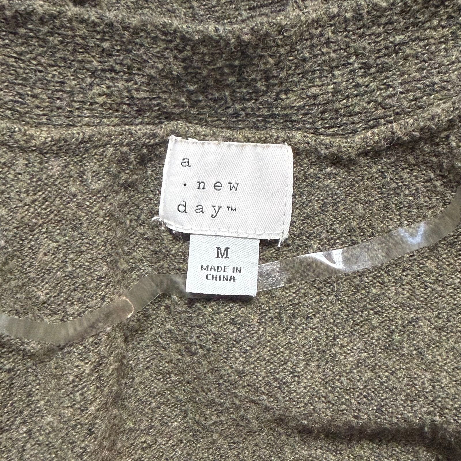 Other A New Day Olive Green Button-Up Cardigan | Sz M Size M / US 6-8 / IT 42-44 - 6 Thumbnail