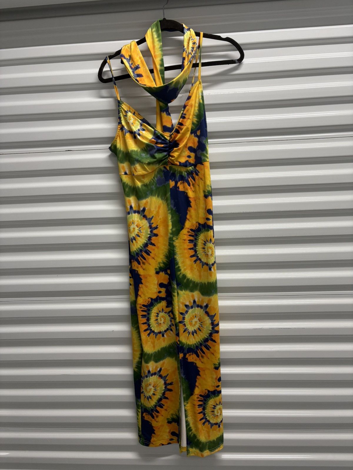 Other Fun Summer Dress With Spaghetti Strap And Scarf Size L / US 10 / IT 46 - 6 Thumbnail