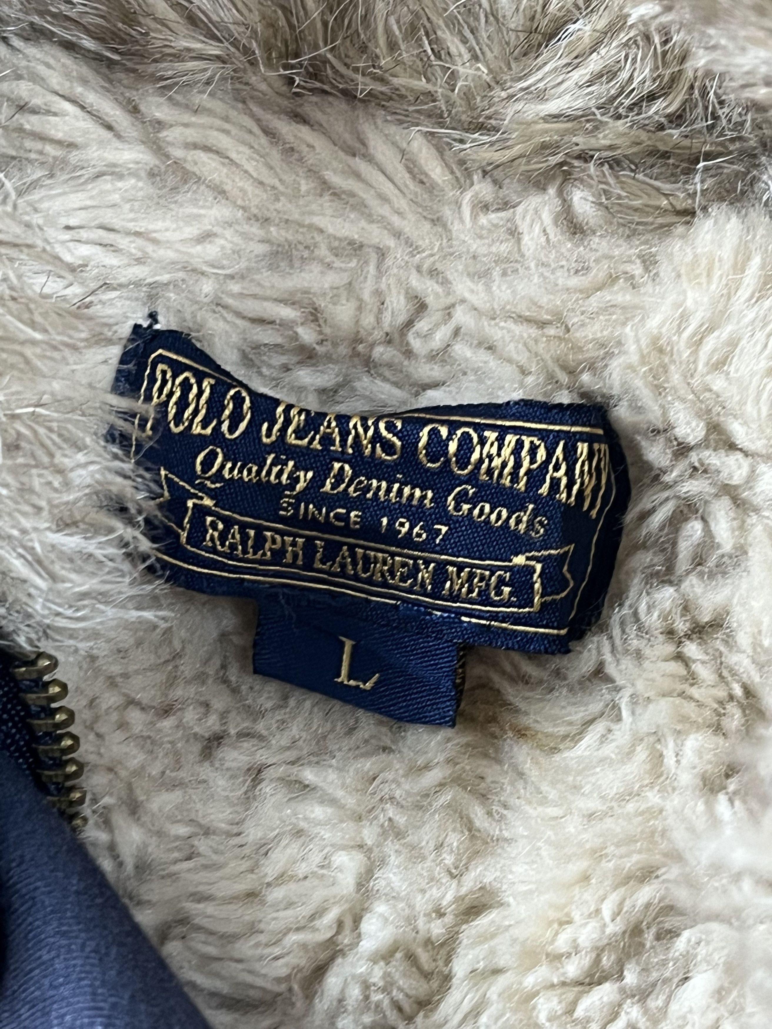 Polo Ralph Lauren × Ralph Lauren FAUX FUR Polo Jeans Ralph Lauren LGB Style Jacket Size L / US 10 / IT 46 - 7 Thumbnail
