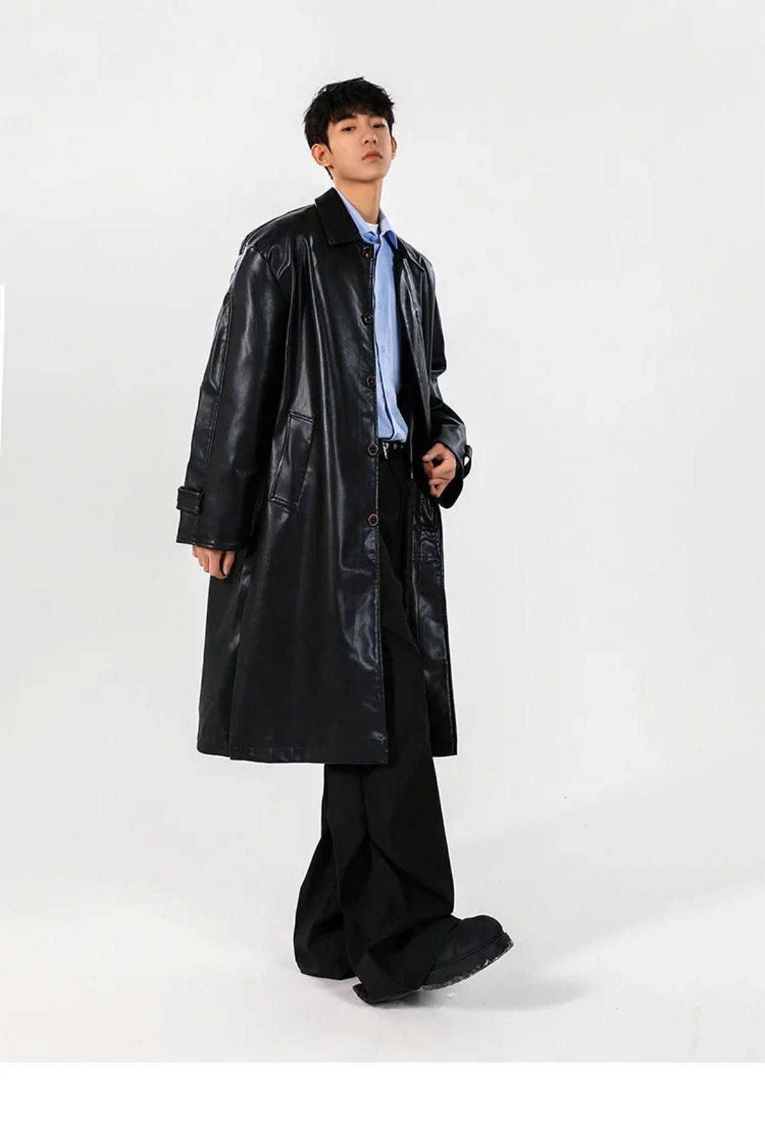 Other Faux Leather Trench Coat Size US M / EU 48-50 / 2 - 5 Thumbnail