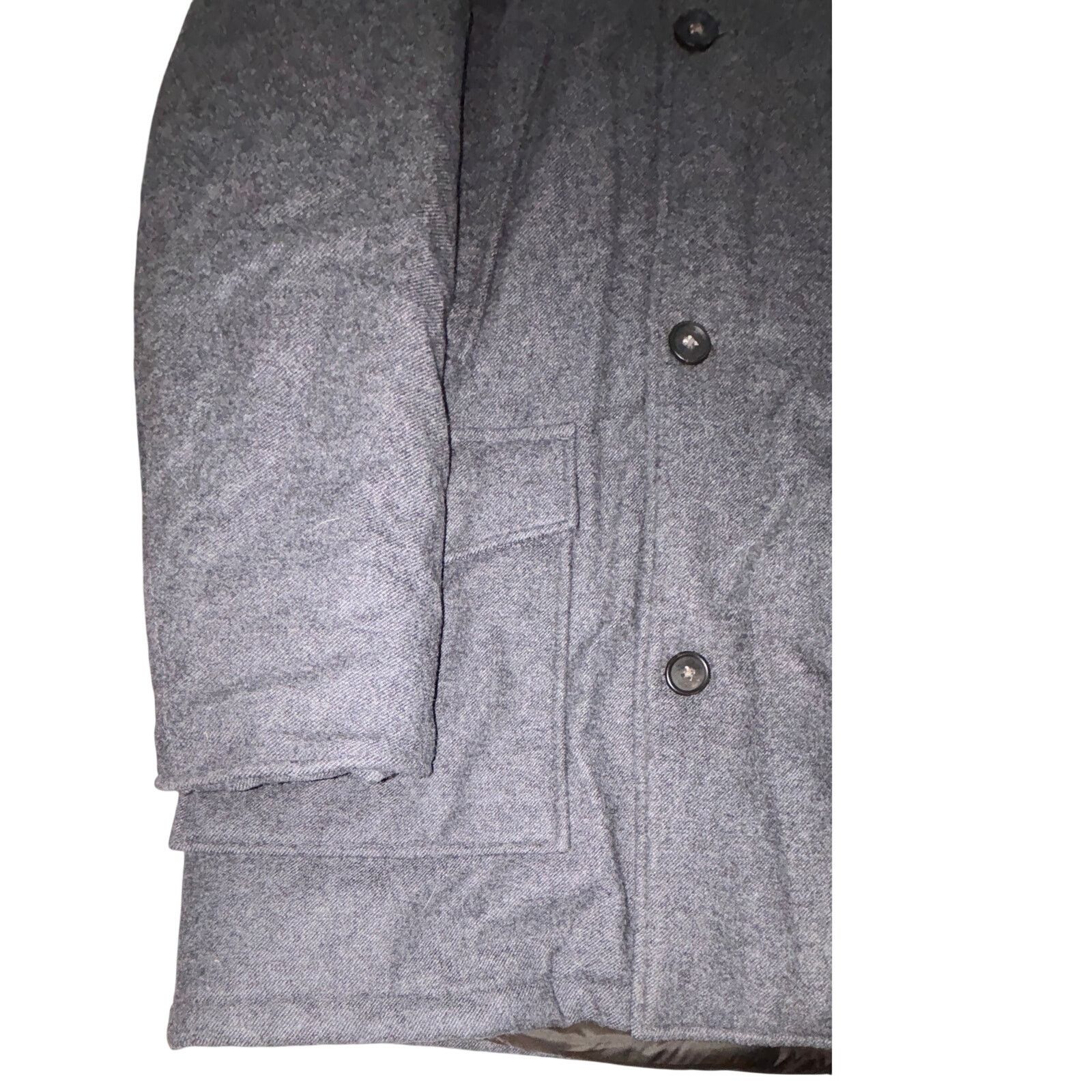 Woolrich Woolen Mills *R41 WOOLRICH Luxe Arctic Parka Wool Coyote Fur Gray Large Size US L / EU 52-54 / 3 - 8 Thumbnail