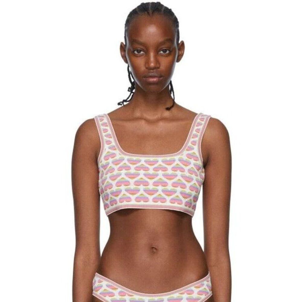 SSENSE Marco Rambaldi Viscose Bra Top Size XS Womens Multicolor SS Size XS / US 0-2 / IT 36-38 - 1 Thumbnail