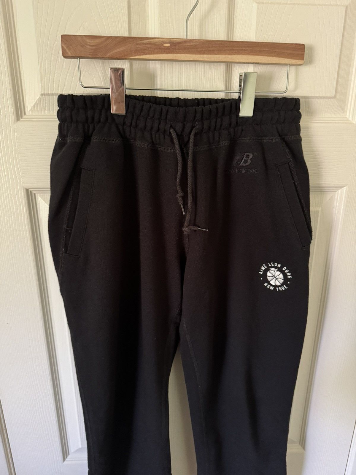 image of Aime Leon Dore x New Balance F/w’20 Sweatpants in Black, Men's (Size 28)