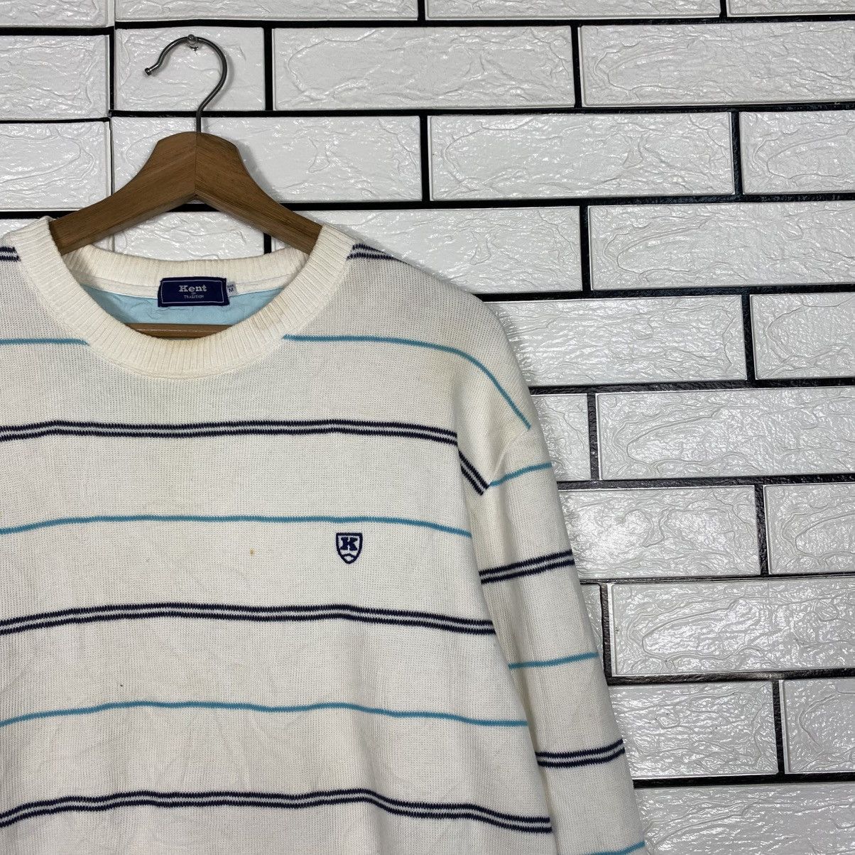 Japanese Brand 📌Vintage Sweatshirt Kent Striped Design Issey Miyake Size US M / EU 48-50 / 2 - 7 Thumbnail