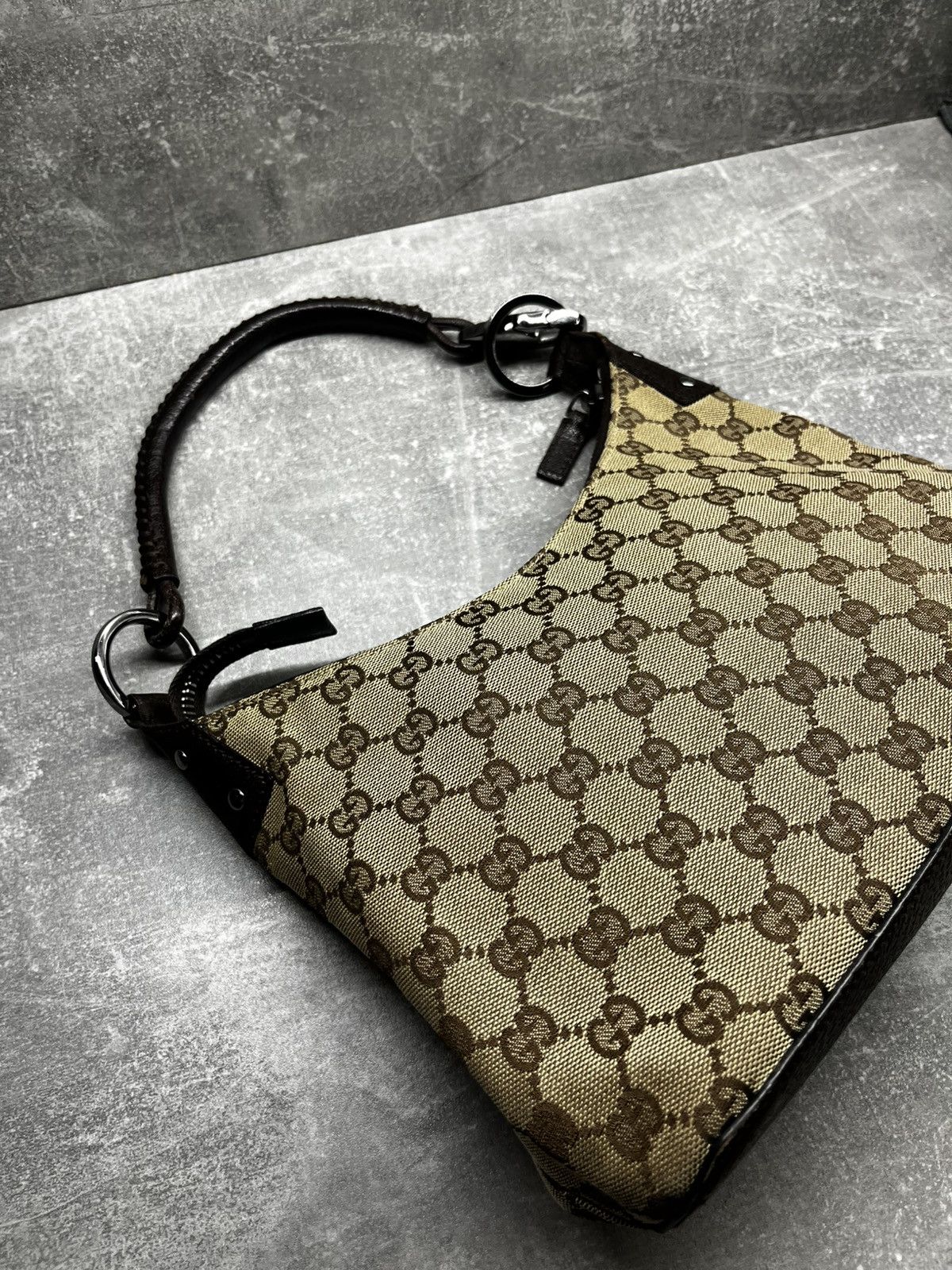 Gucci Gucci Hobo Shoulder Bag In GG Canvas Size ONE SIZE - 4 Thumbnail