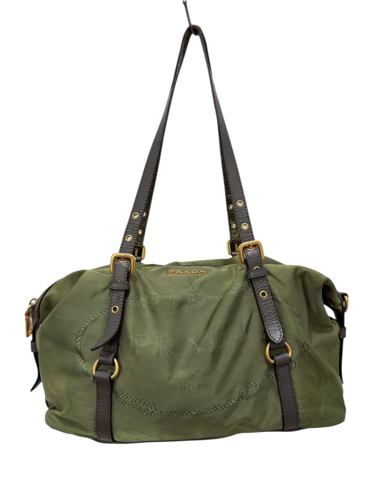 AUTHENTIC PRADA SHOULDER BAG MADE IN ITALY GREEN