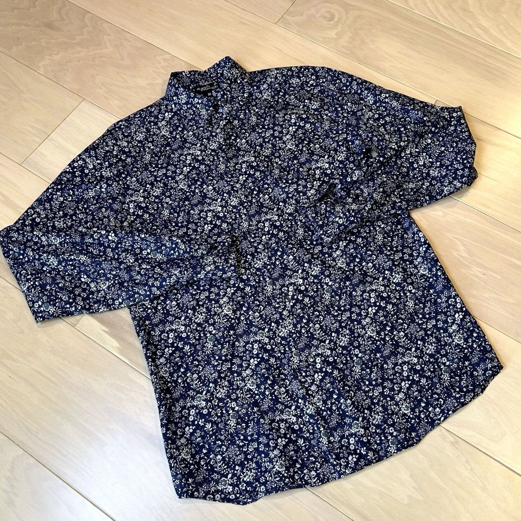 Vintage VINTAGE Agnes B Homme Paris Button Up Shirt In Floral Long Sleeve Men’s 36 Size US M / EU 48-50 / 2 - 2 Thumbnail