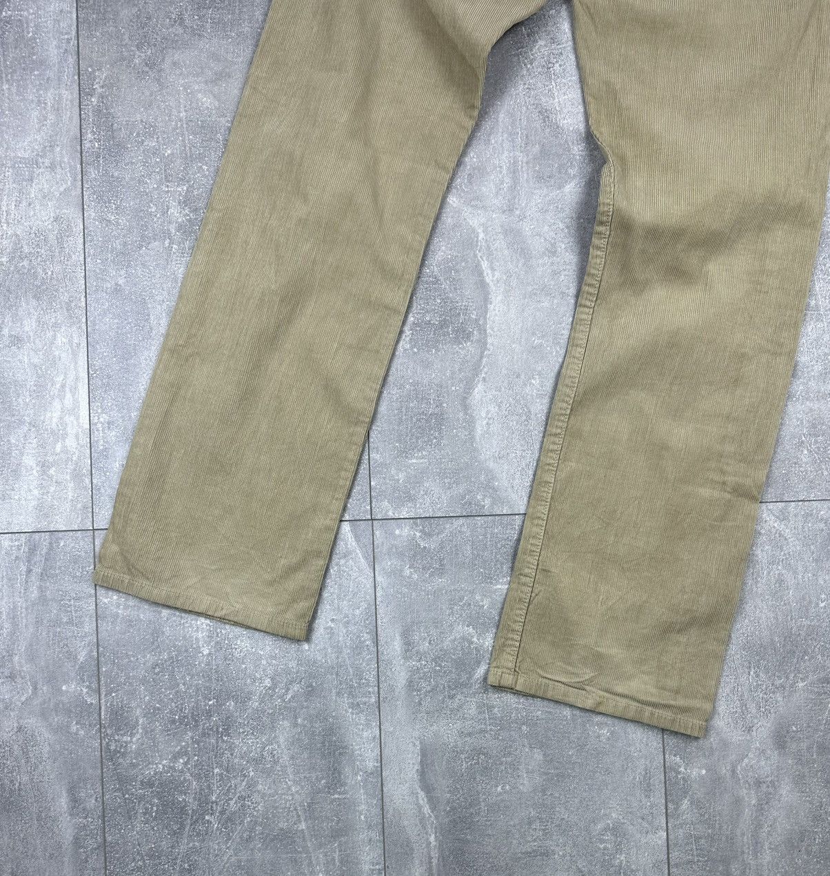 Levi's Levis 401 Beige Corduroy Mens Jeans Pants Size US 34 / EU 50 - 4 Thumbnail