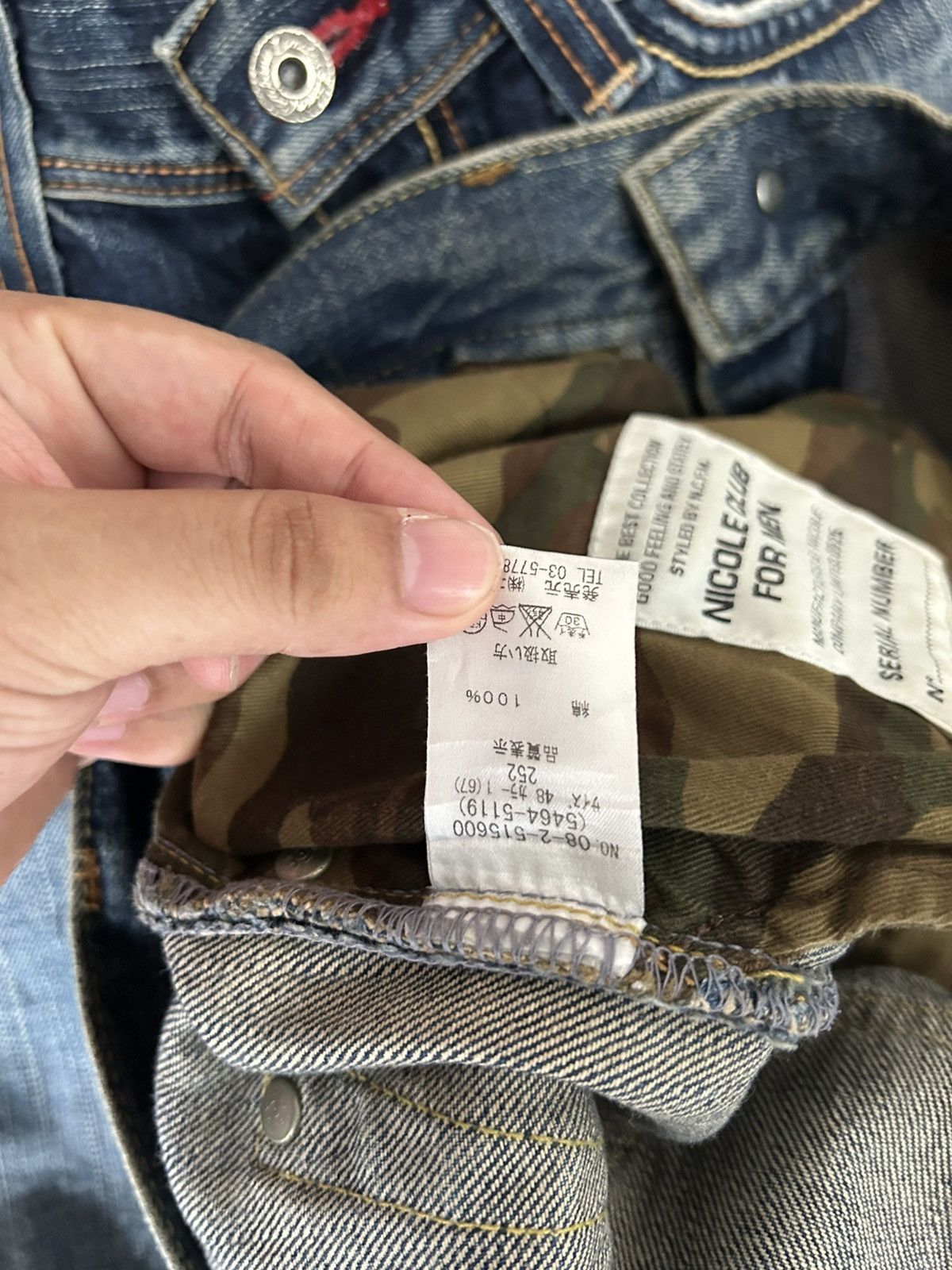 Tornado Mart Y2k Punk Distressed Nicole Jeans Size US 35 - 13 Thumbnail