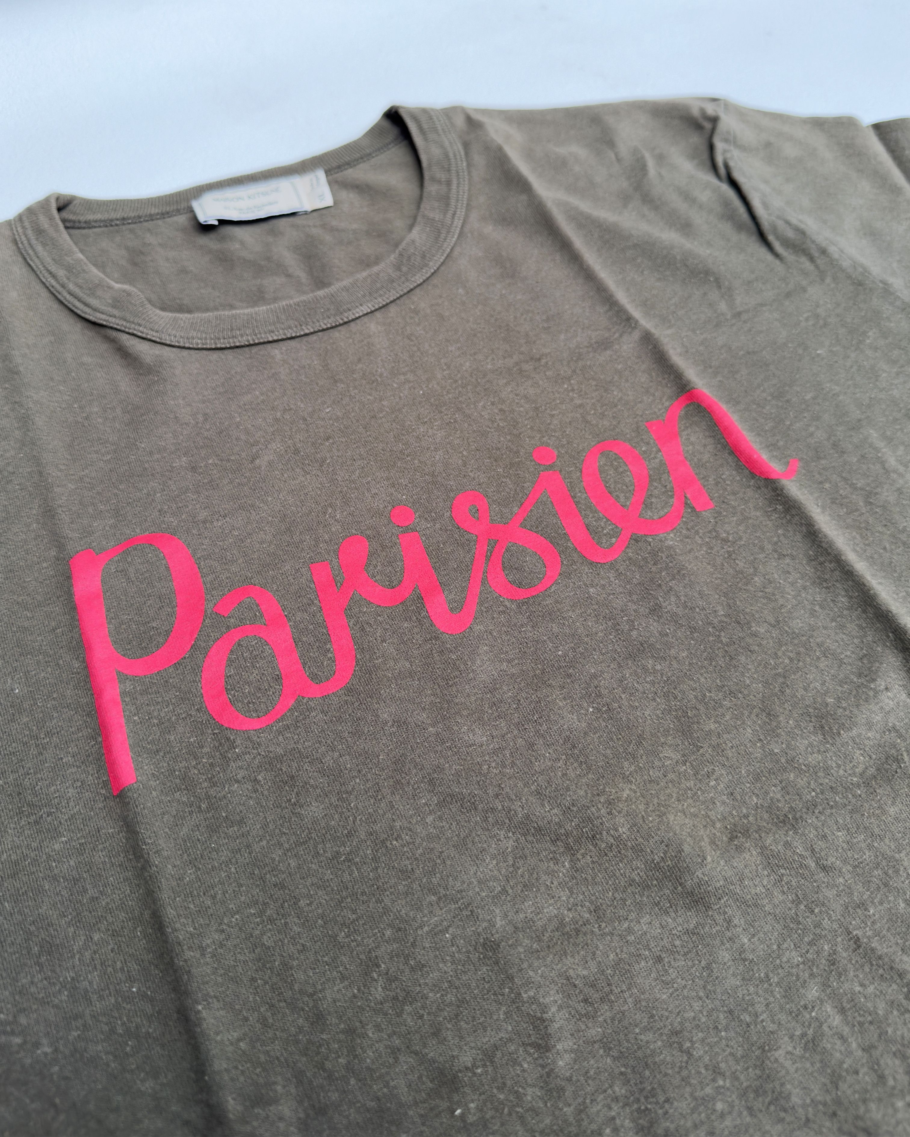 Maison Kitsune T-shirt MAISON KITSUNÉ Parisien Tee Size US XL / EU 56 / 4 - 3 Thumbnail