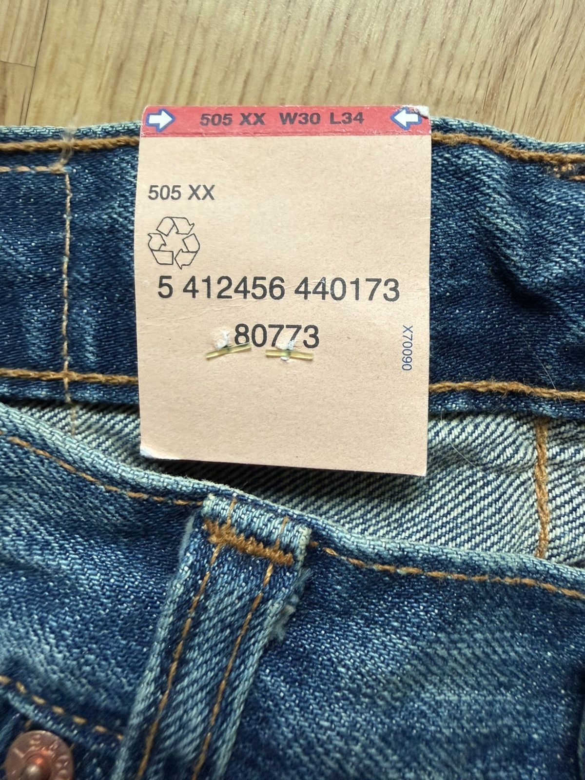 Levi's Vintage Clothing Levis Vintage LVC 505XX Size US 30 / EU 46 - 4 Thumbnail