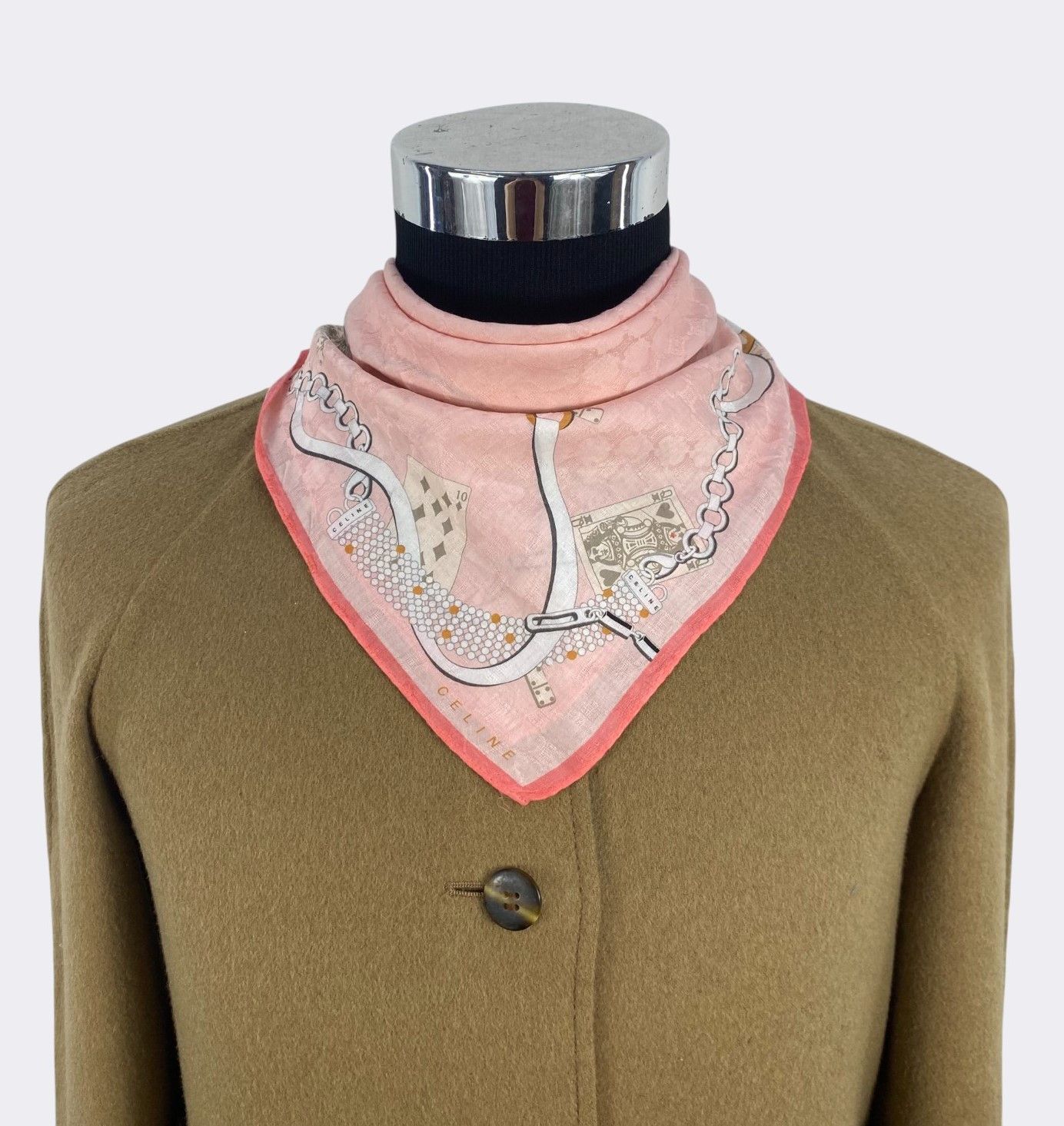 Celine Vintage Celine Handkerchief Neckerchief Bandana H188R Size ONE SIZE - 1 Thumbnail