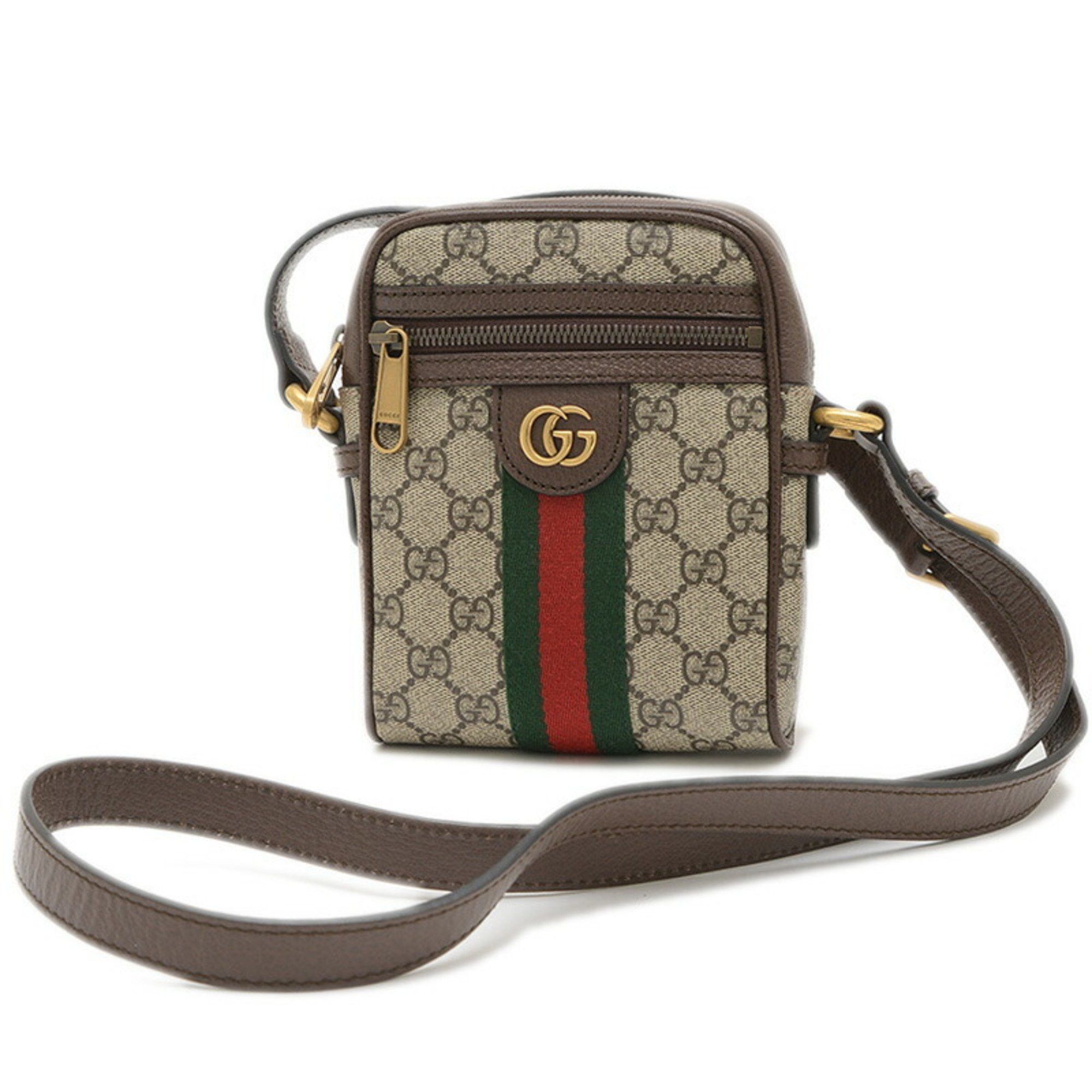 Gucci Gucci GG Supreme Offdia Shoulder Bag Sherry Line Beige 598127 Size ONE SIZE - 1 Thumbnail