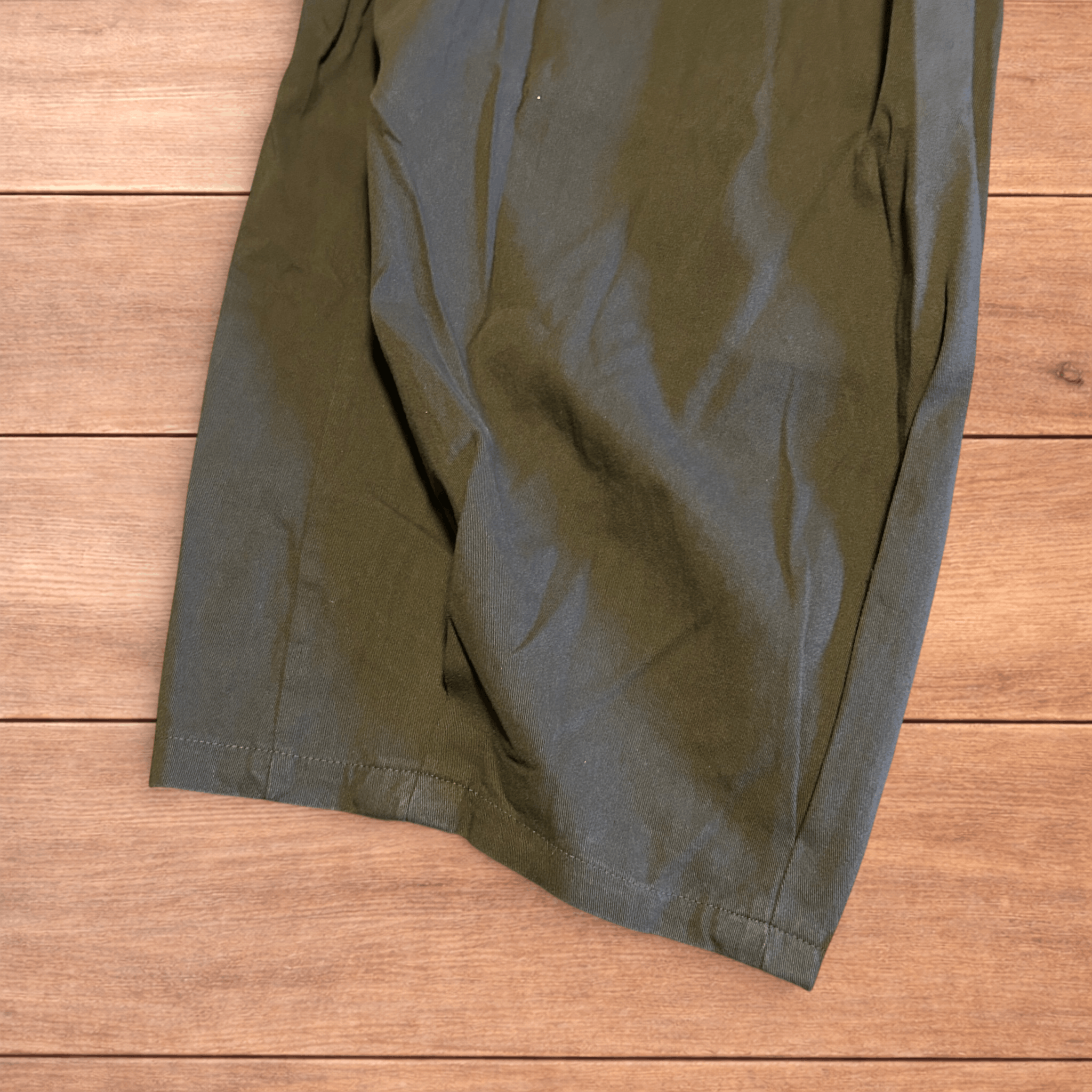 Japanese Brand Super baggy wide leg parachute trousers in dark grey wash. Size US 34 / EU 50 - 4 Thumbnail