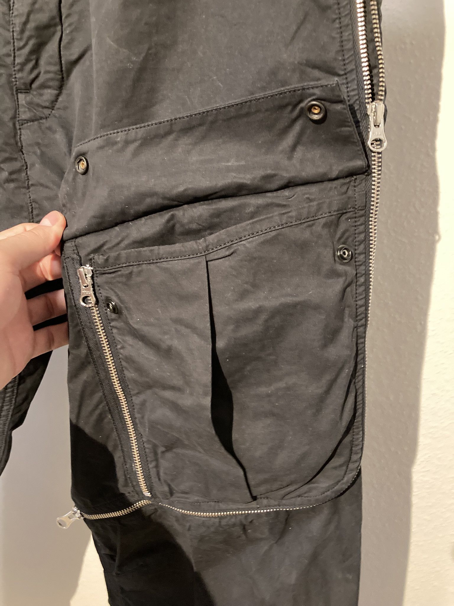 Stone Island Shadow Project SISP Zip Ventilated Cargo Pants Size US 32 / EU 48 - 5 Thumbnail