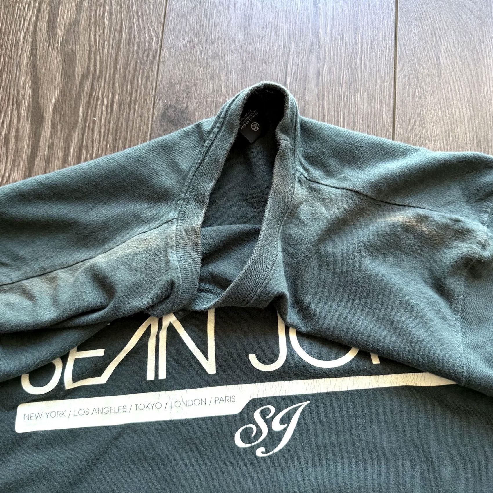 Sean John VINTAGE Sean John Shirt Mens Large Green 1969 Logo Graphic Tee Hip Hop Streetwear Size US L / EU 52-54 / 3 - 7 Thumbnail