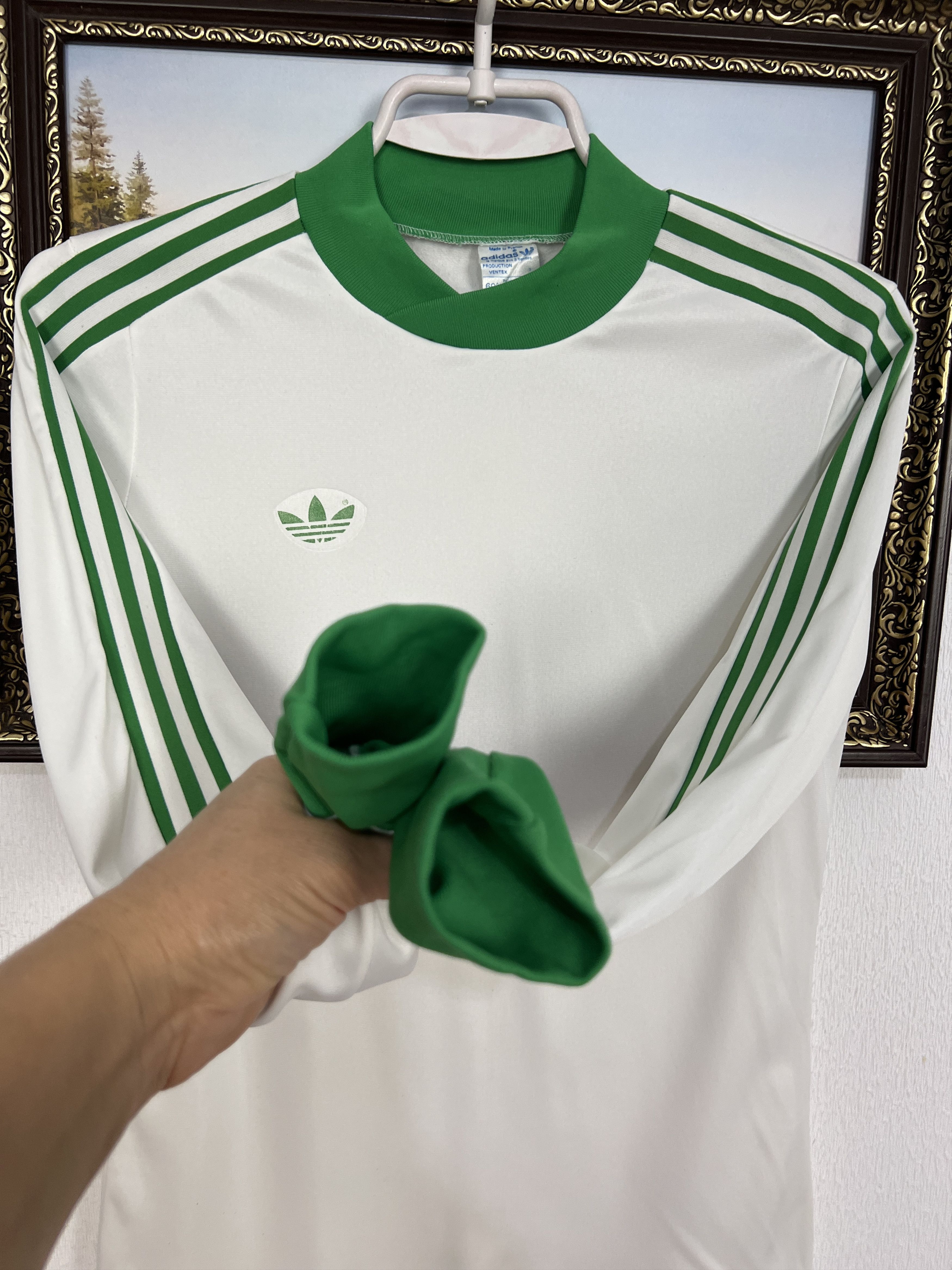 Adidas Vintage 80's Football Shirt Long Sleeve Jersey Trikot XS Size US XXS / EU 40 - 5 Thumbnail