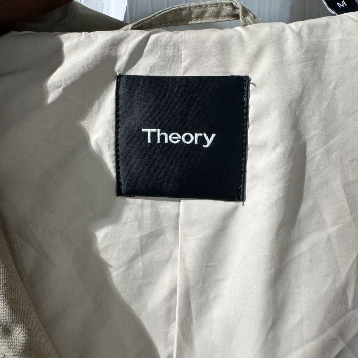 Theory Theory Khaki Hooded Trench Coat Size US M / EU 48-50 / 2 - 3 Thumbnail