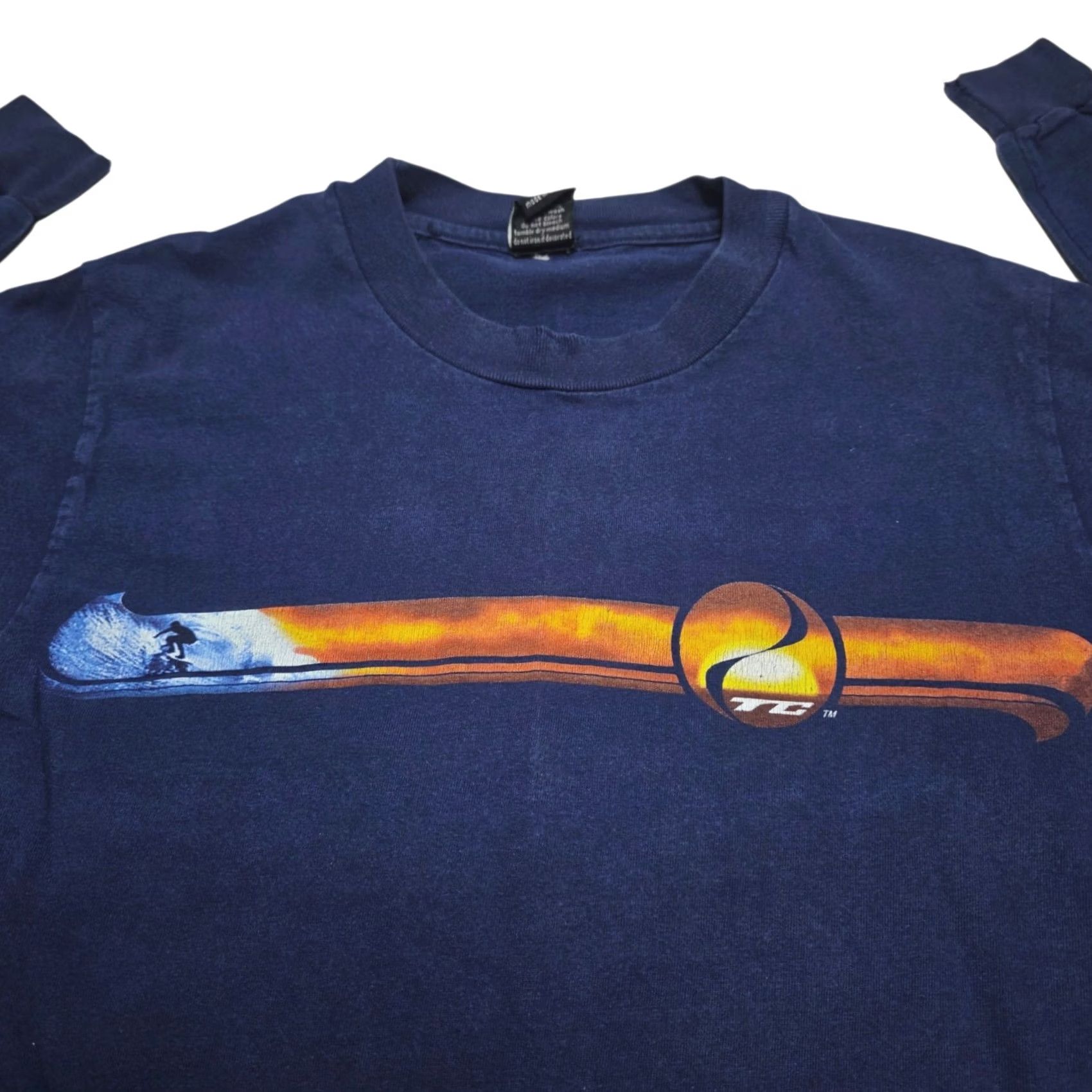 ALOHAS VINTAGE T&C Surf Designs Shirt Mens Small Aloha Hawaii Graphic Longsleeve T-Shirt 90's Size US S / EU 44-46 / 1 - 2 Thumbnail