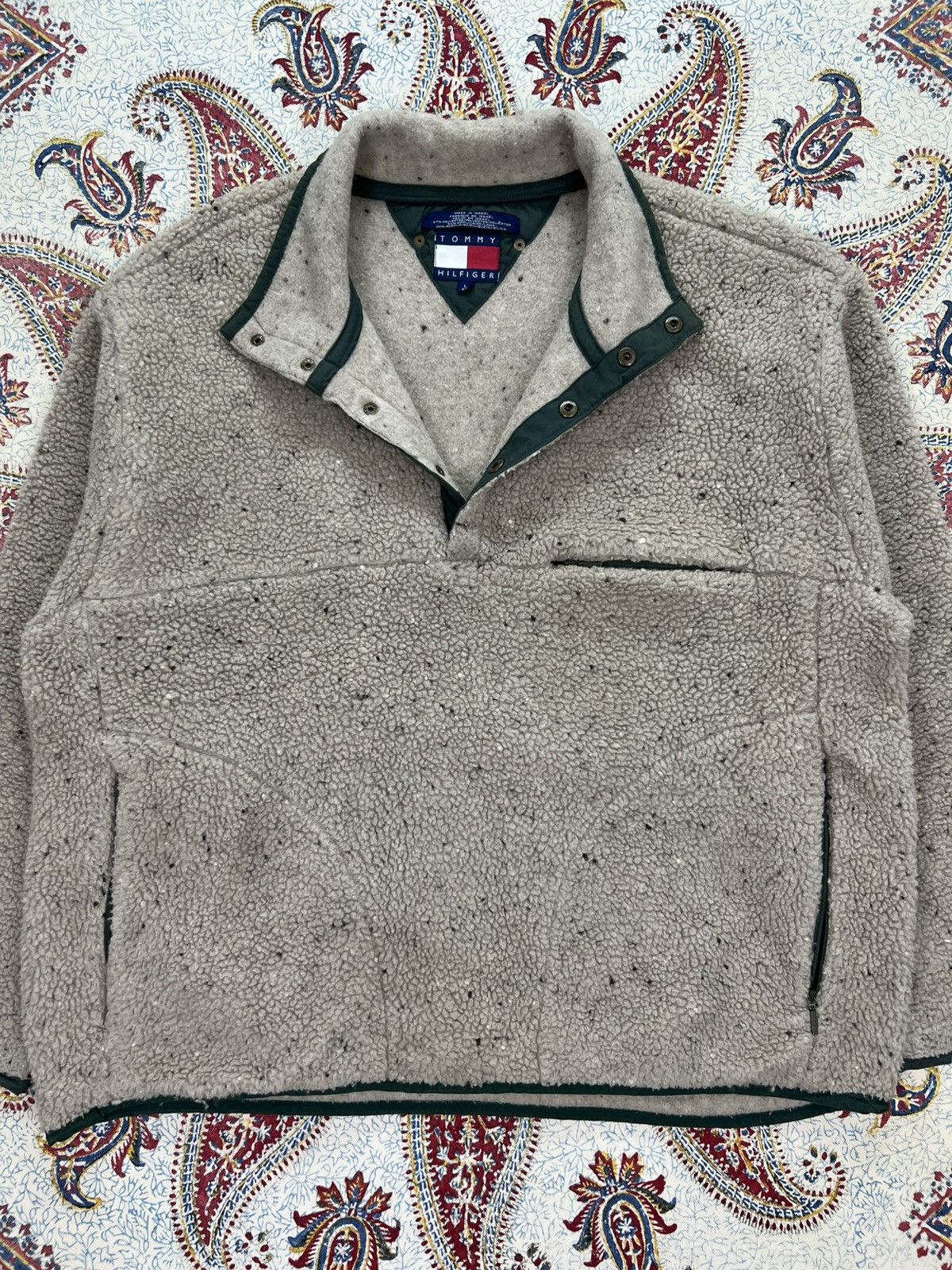 Tommy Hilfiger Tommy Hilfiger Sherpa Fleece Pullover Jacket Size US L / EU 52-54 / 3 - 4 Thumbnail