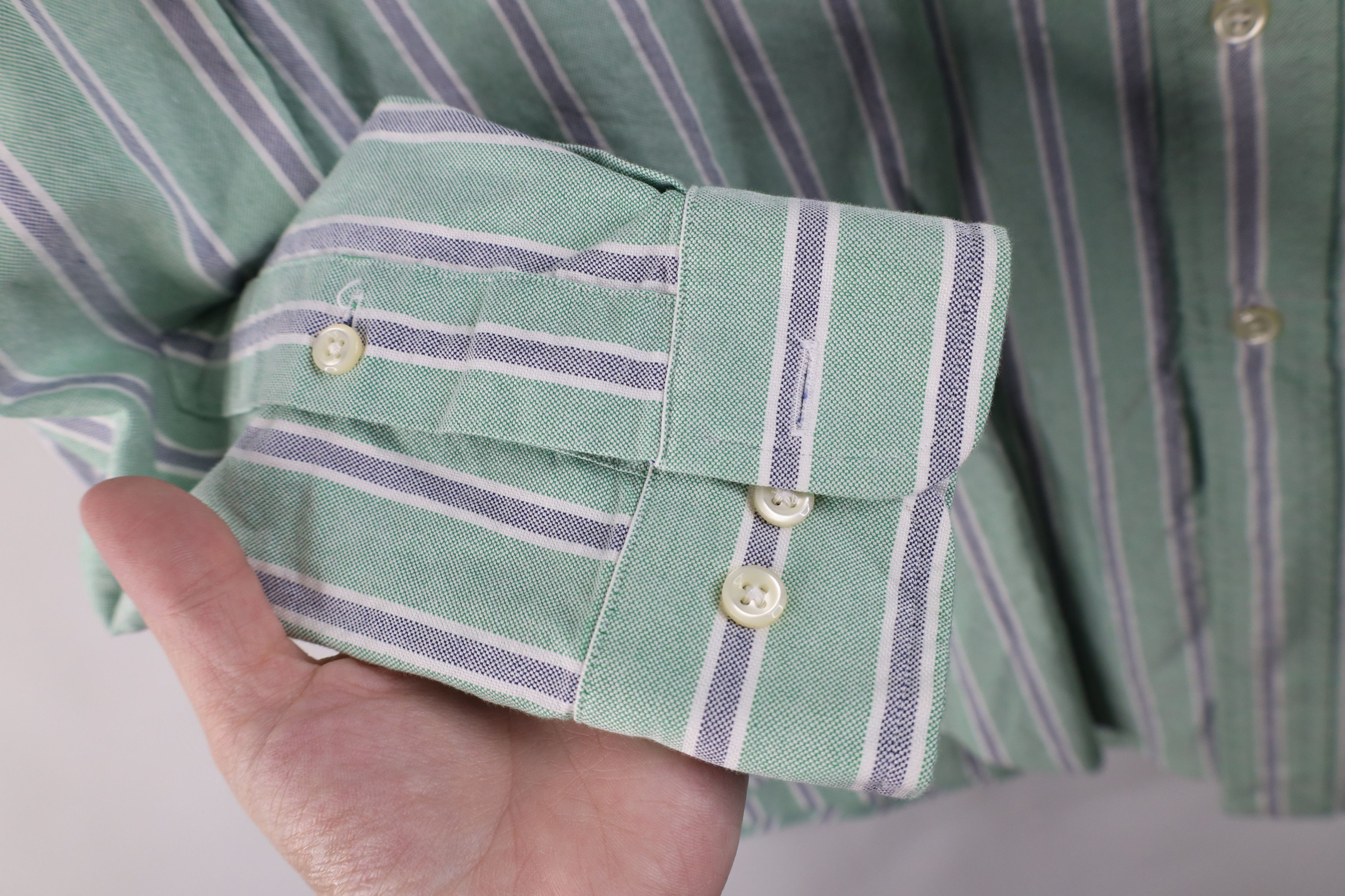 Ralph Lauren × Vintage Vintage 90s Ralph Lauren Yarmouth Oxford Button Shirt Size US M / EU 48-50 / 2 - 7 Thumbnail