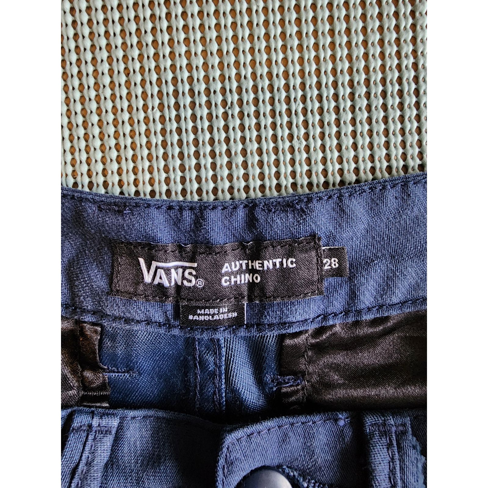 Vans Vans Authentic Chino 28 Blue Men's Pants Size US 28 / EU 44 - 3 Thumbnail