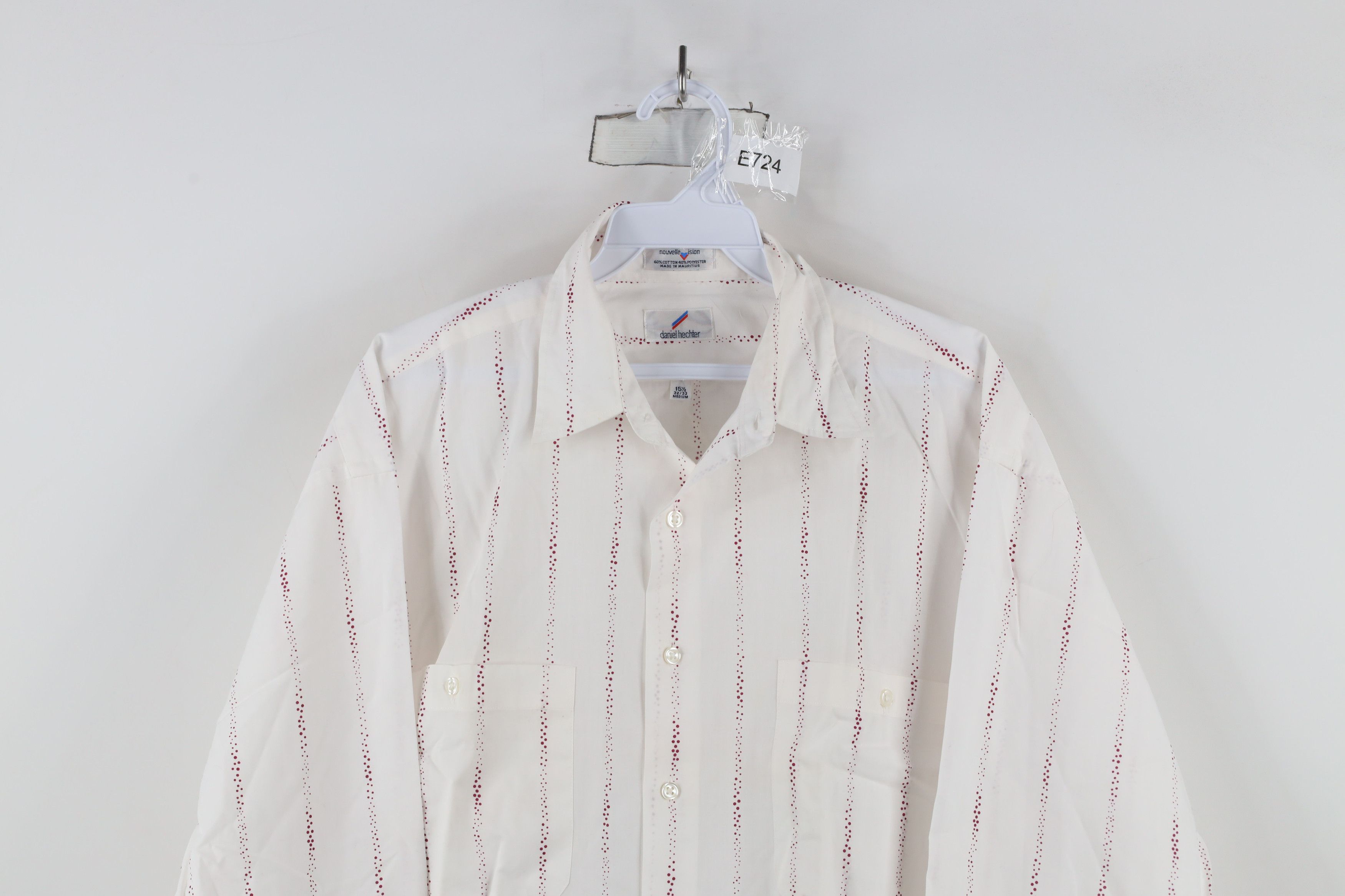 Vintage Vintage 90s Streetwear Polka Dot Collared Button Shirt Size US M / EU 48-50 / 2 - 2 Thumbnail