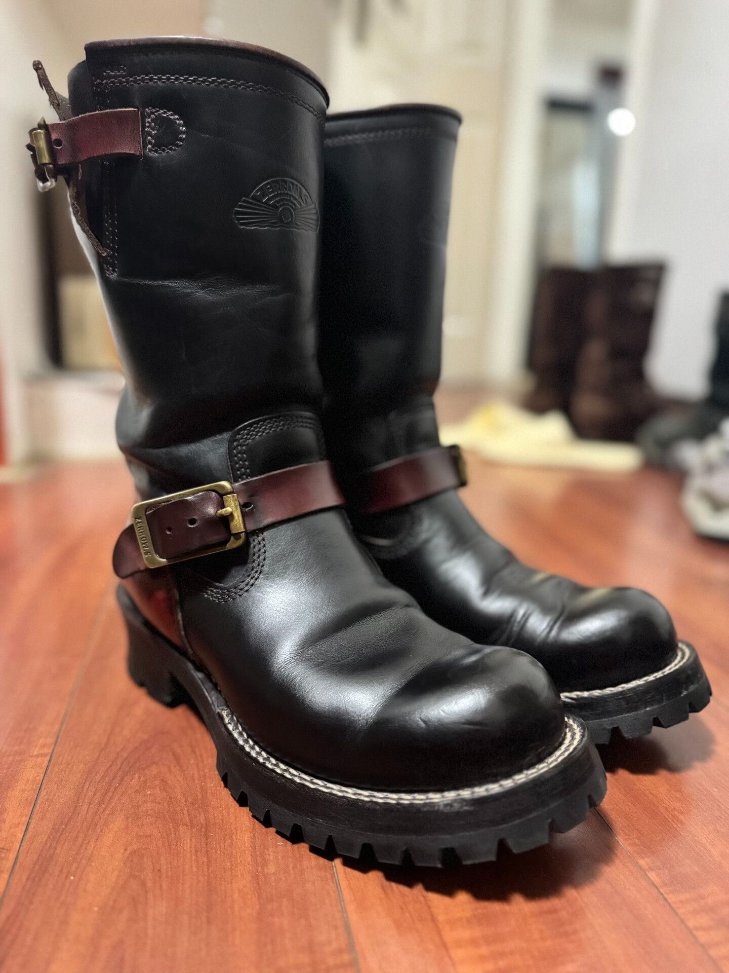 zerrows Zerrows Engineer Boots for Heavy Duty Use Size US 8.5 / EU 41-42 - 1 Thumbnail