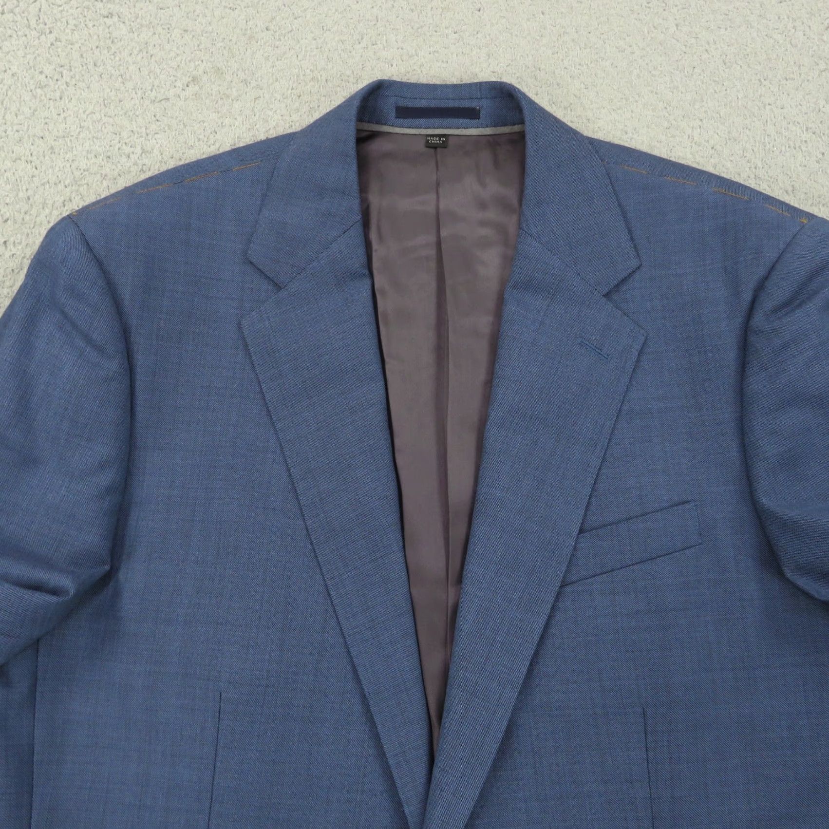J.Crew J Crew Ludlow Blazer 40L Four Season Tollegno Wool Sport Coat Jacket Blue Size 40R - 5 Thumbnail