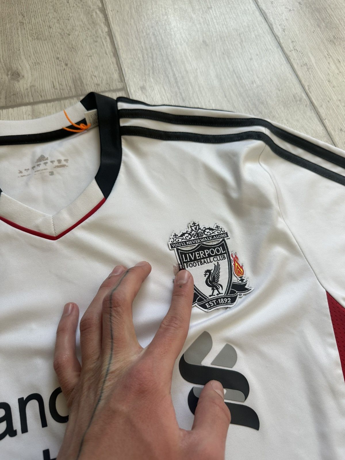 Adidas Adidad Liverpool 2010-2011 Away Jersey Size US M / EU 48-50 / 2 - 3 Thumbnail