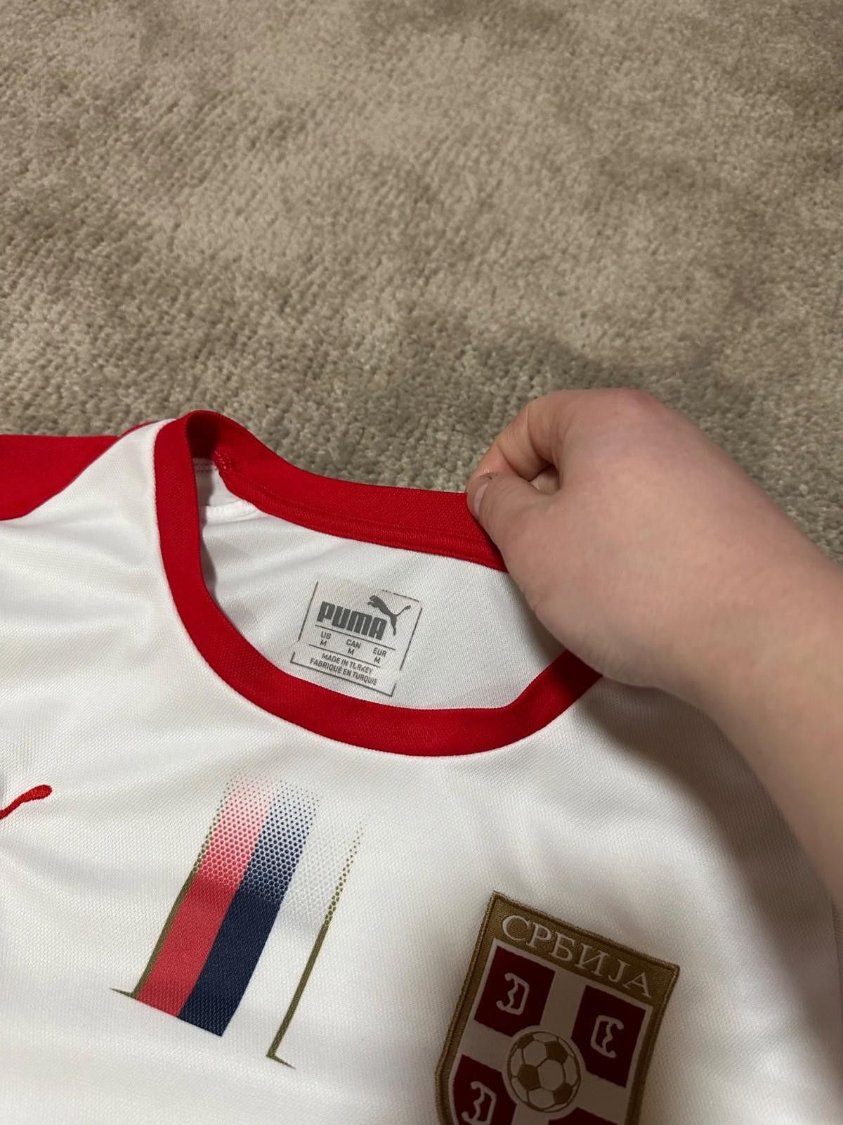 Puma Puma 2018-20 Serbia Away Football Shirt Soccer Jersey Sz M Size US M / EU 48-50 / 2 - 5 Thumbnail
