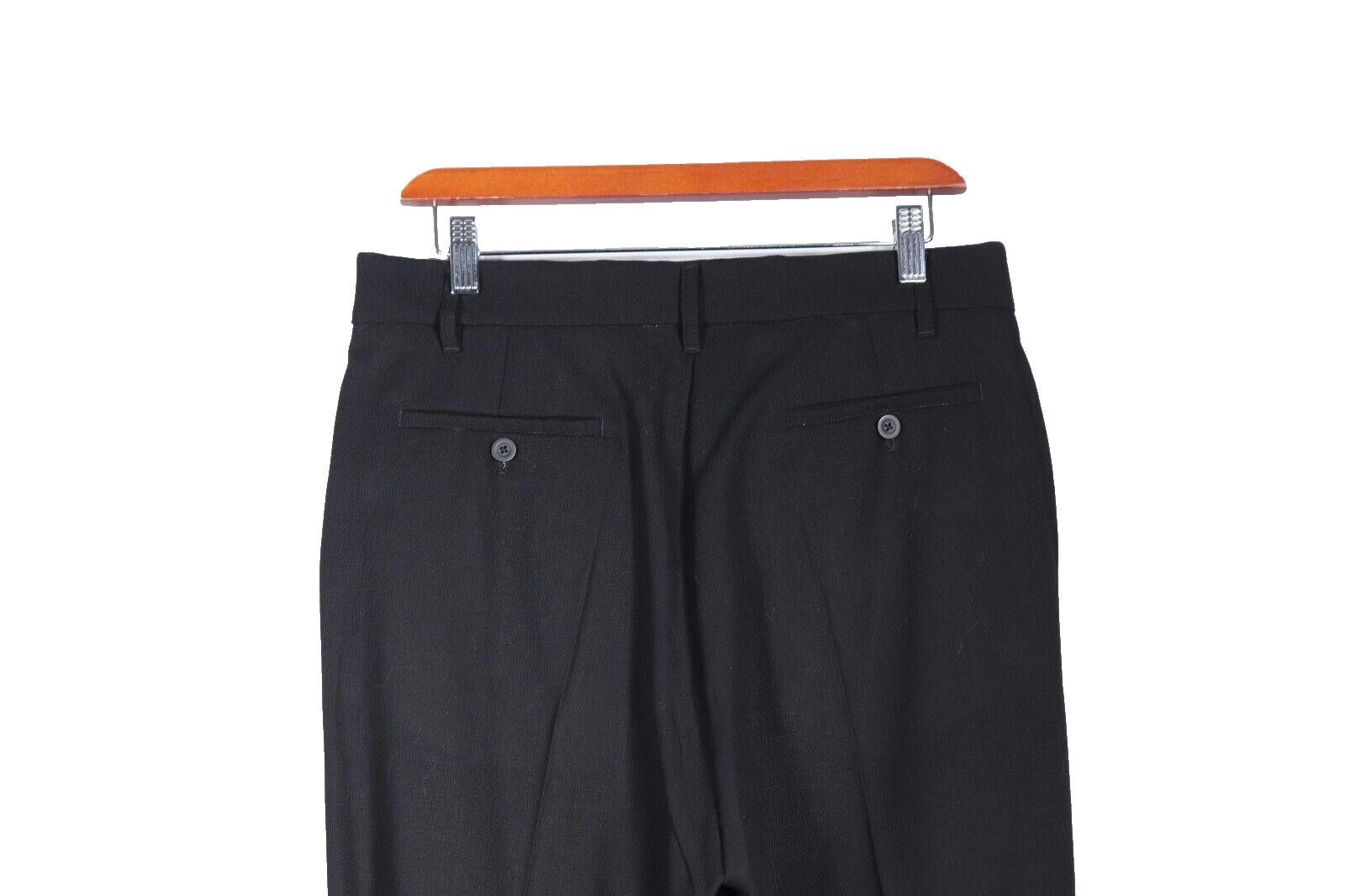 Rick Owens Rick Owens Women's Size 6 Black Cropped Wool Trousers Pants Size 28" / US 6 / IT 42 - 7 Thumbnail
