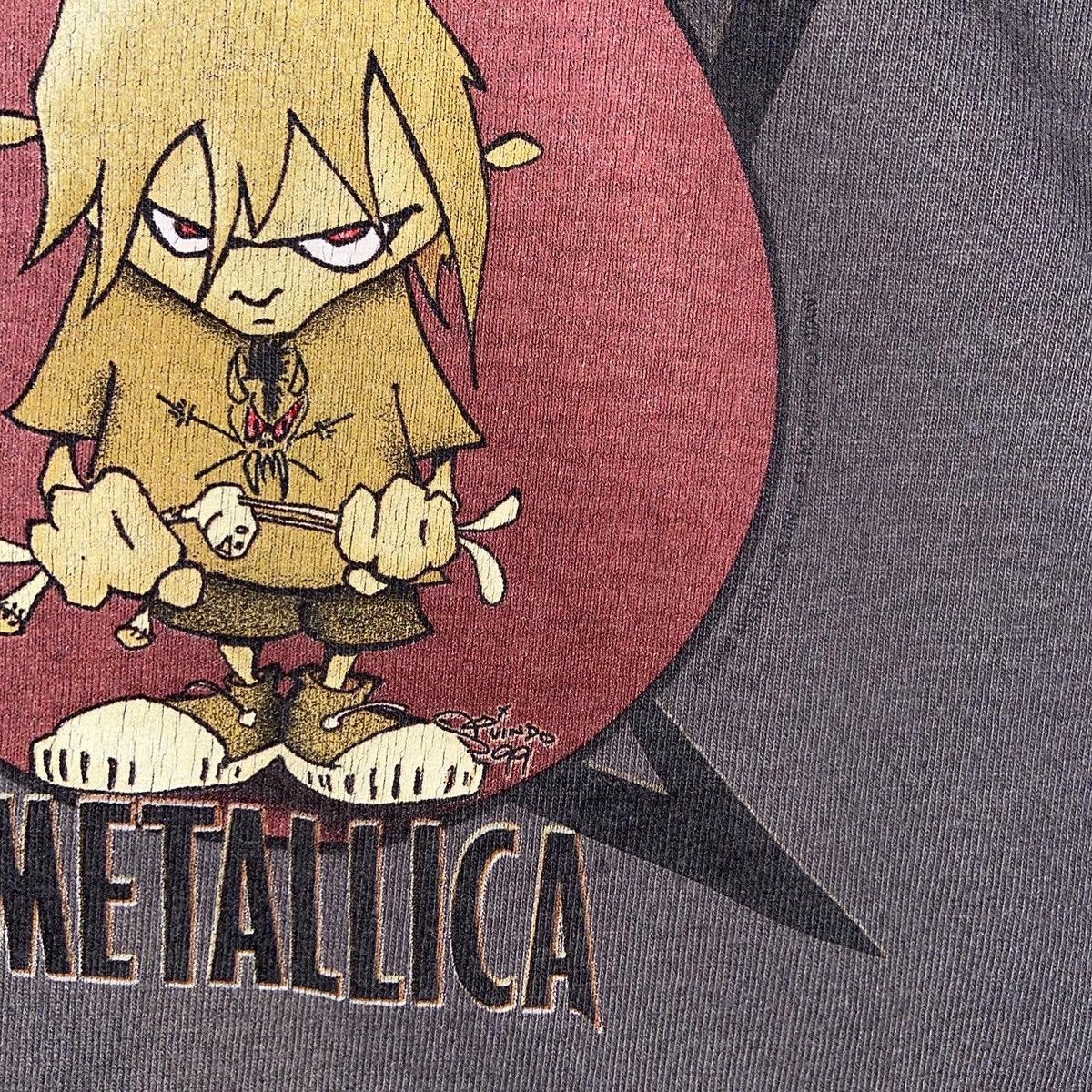 Band Tees × Metallica × Vintage Vintage 1999 Rare Metallica Rabbit Kid ...