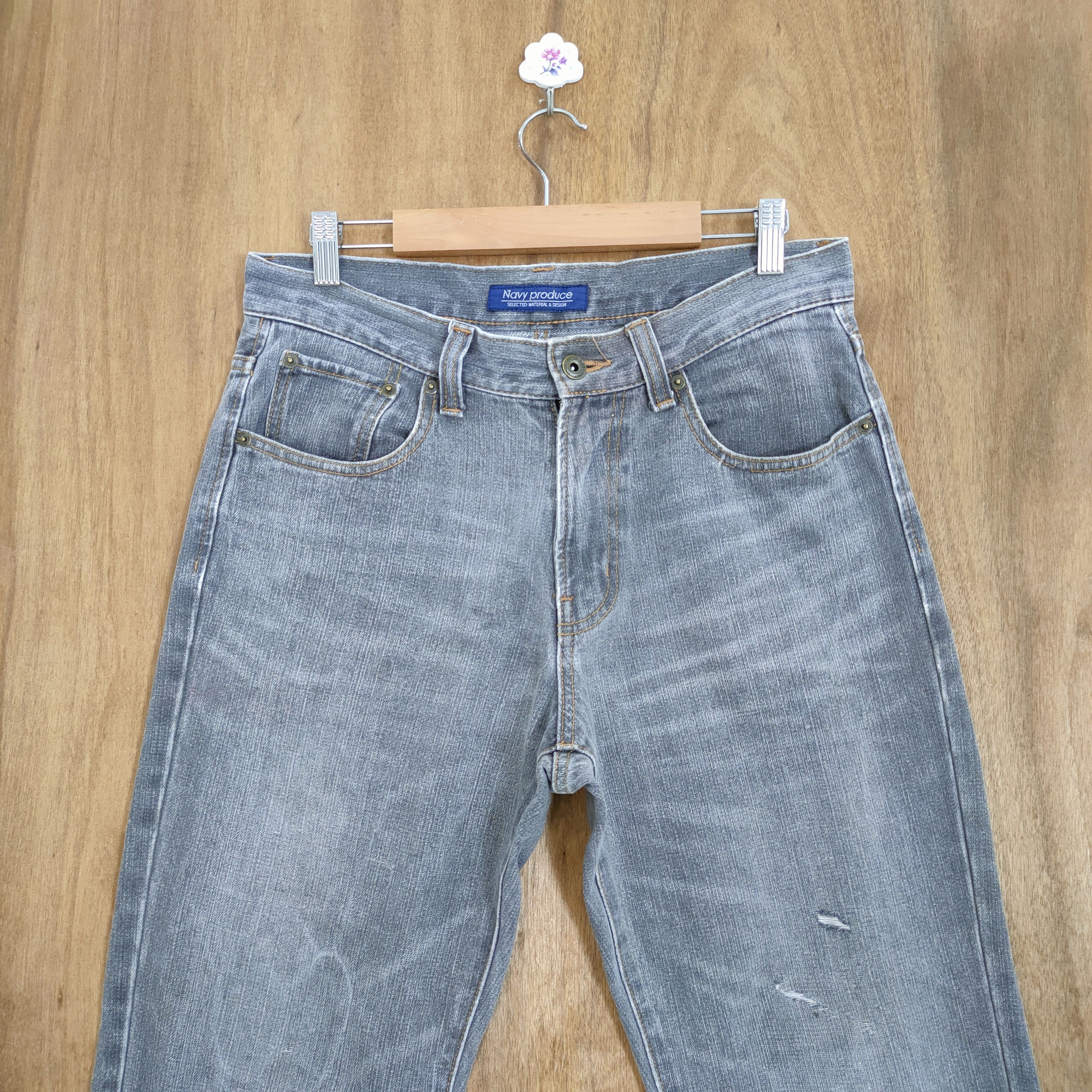 Japanese Brand VINTAGE JAPAN BLACK DISTRESSED JEANS PANTS Size US 30 / EU 46 - 2 Thumbnail