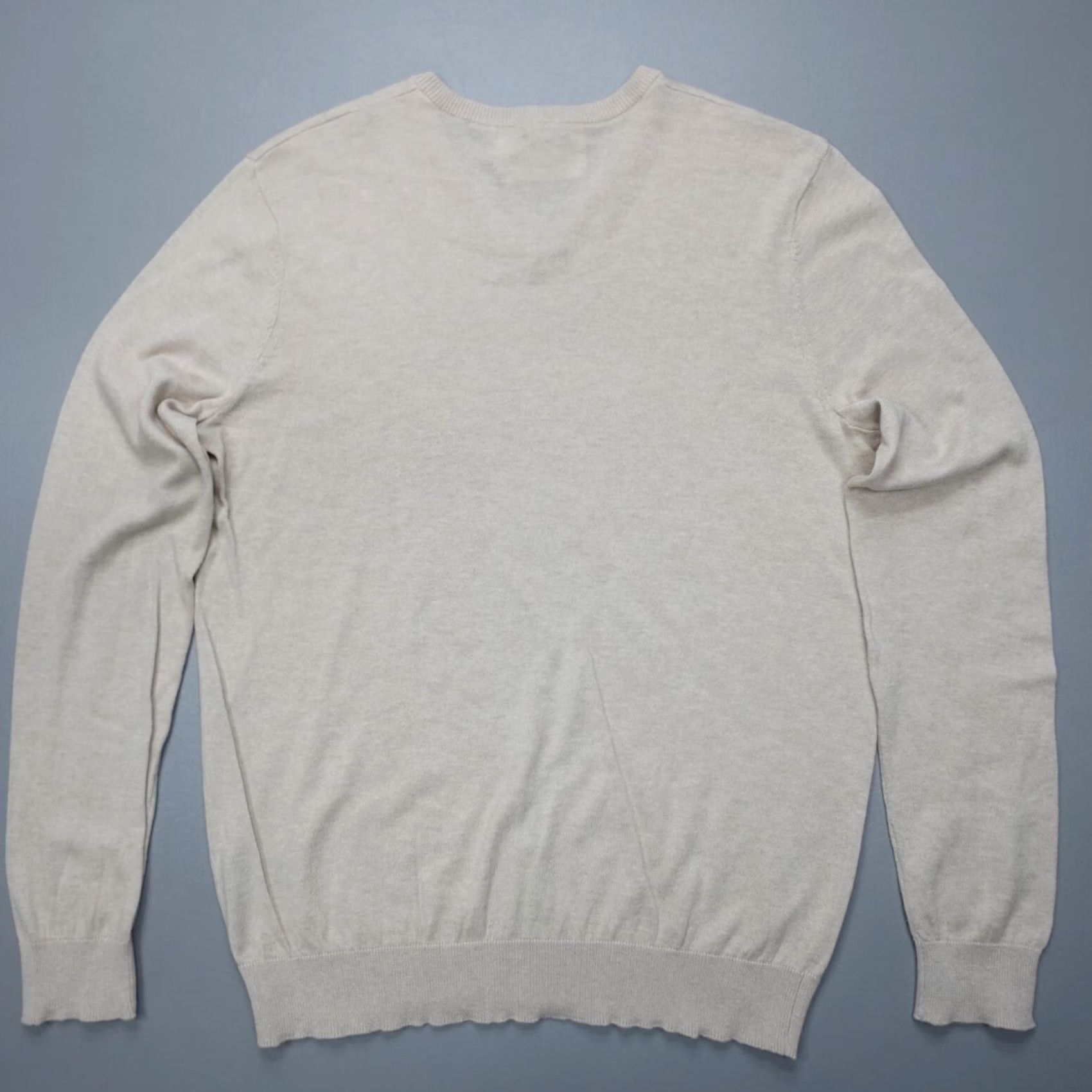 J.McLaughlin J. McLaughlin Milton Lightweight V Neck Sweater Sandstone Men's Size S Size US S / EU 44-46 / 1 - 7 Thumbnail